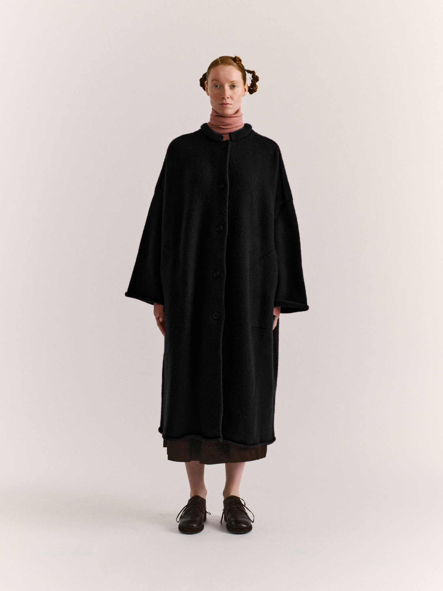 SOFTY COAT - WO CASH - BLACK