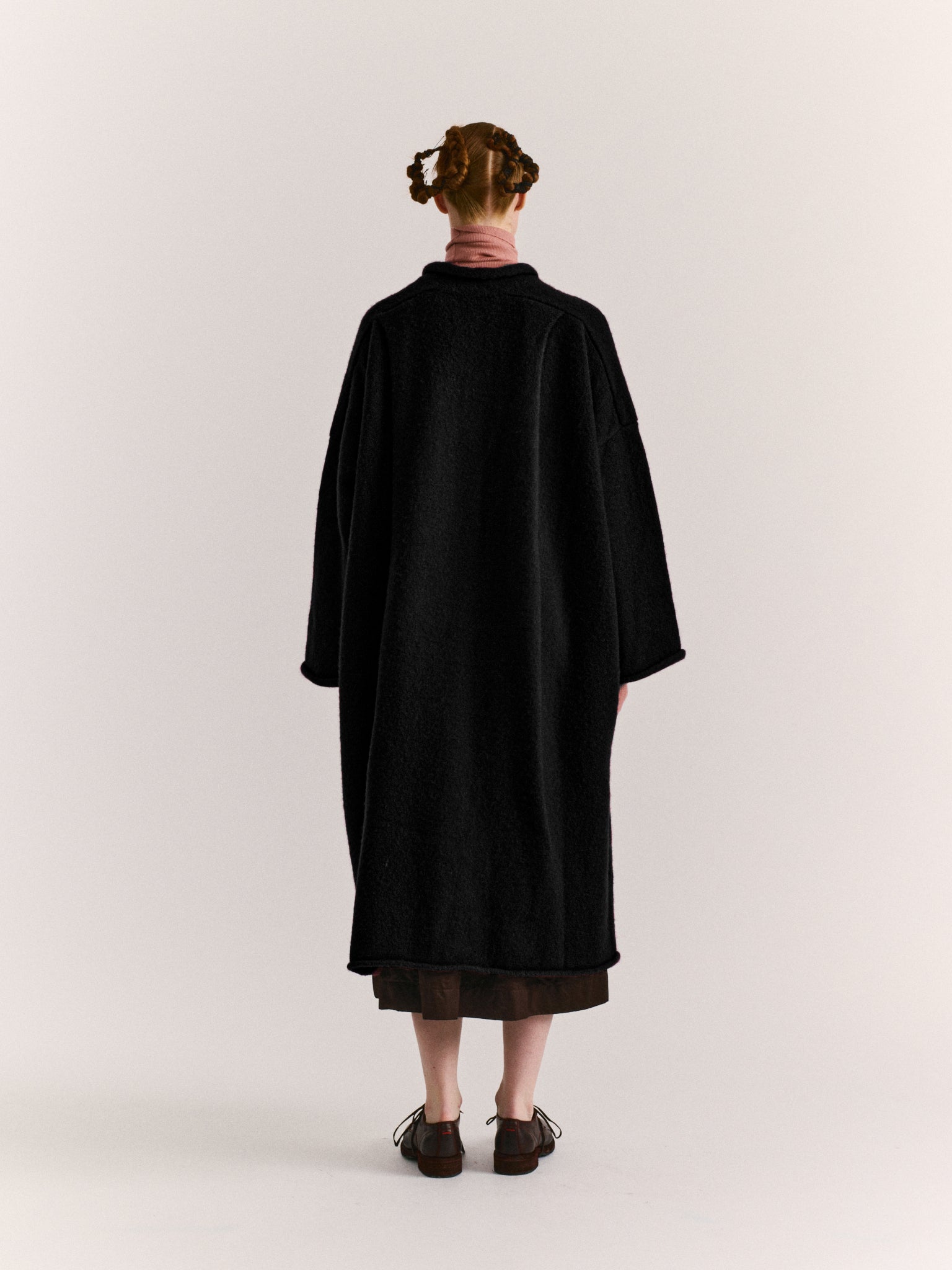 SOFTY COAT - WO CASH - BLACK
