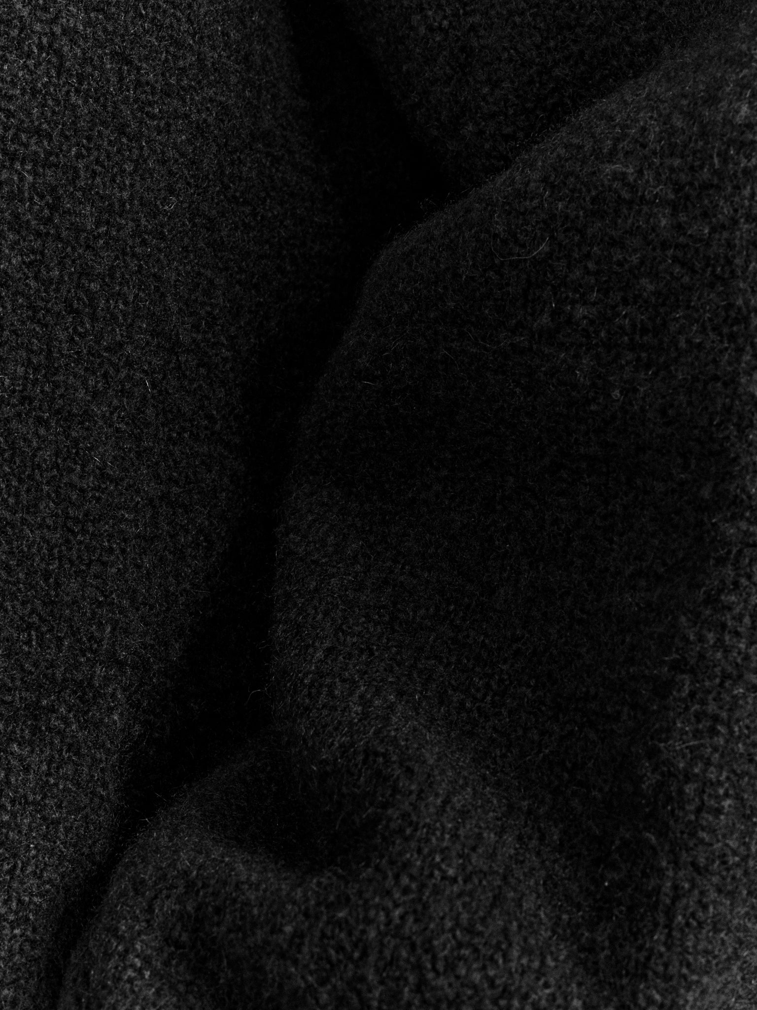 SOFTY COAT - WO CASH - BLACK