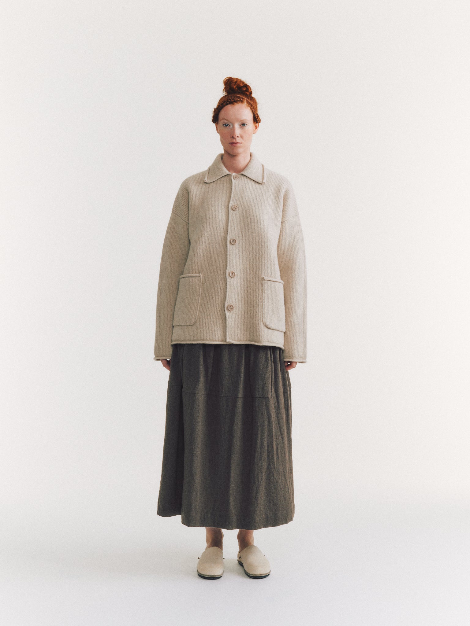 ROVE JACKET - WOOLY 1 - LIGHT GREY
