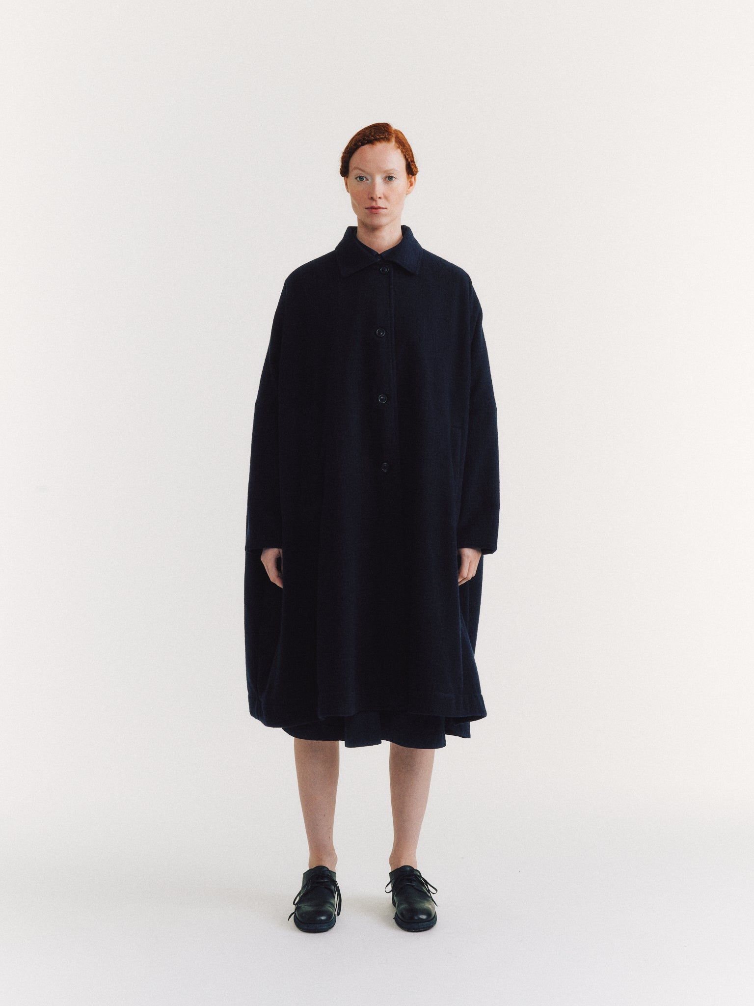 ATOMLESS COAT - PIN CHECK - BLUE CHECK