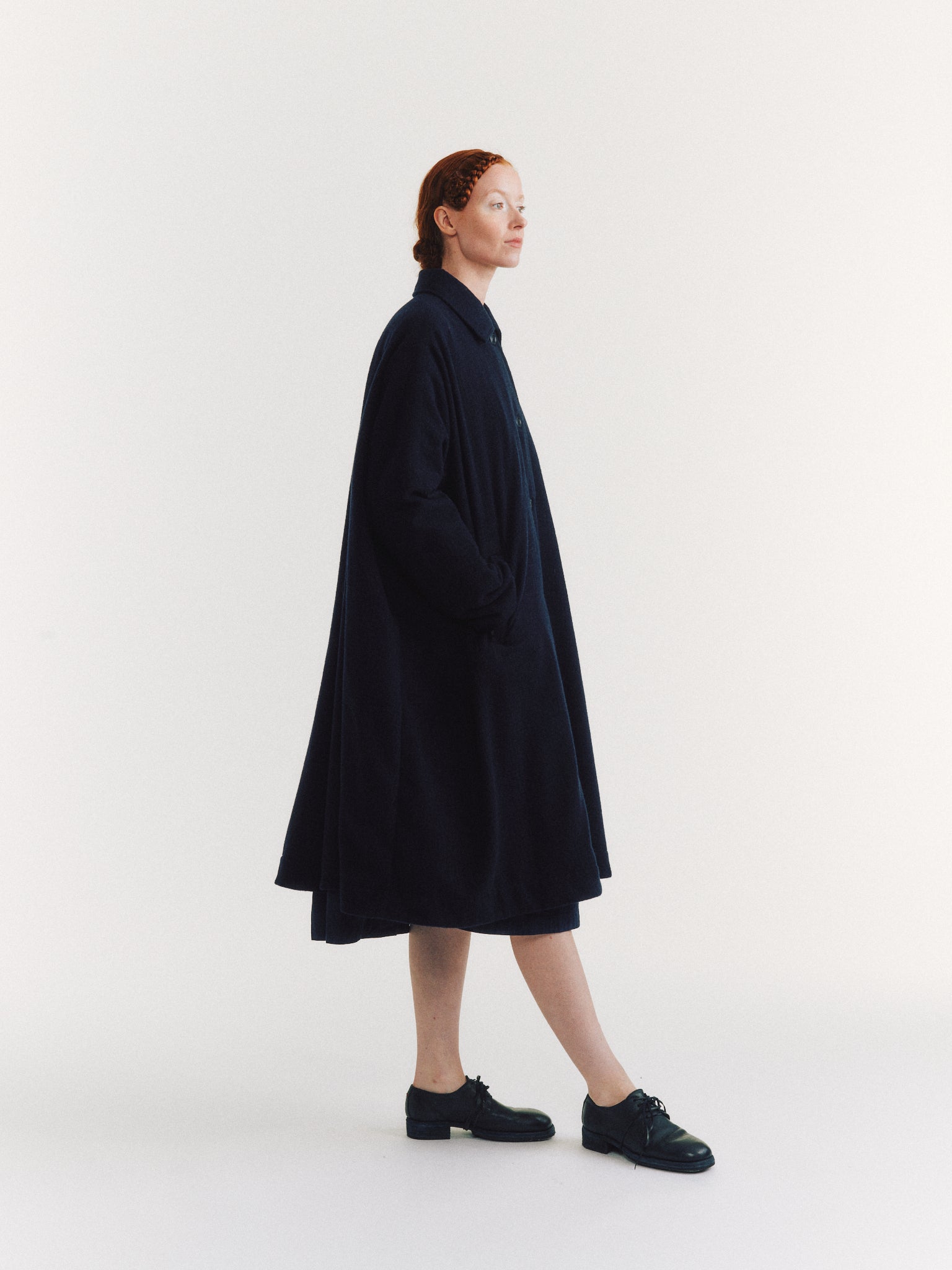 ATOMLESS COAT - PIN CHECK - BLUE CHECK