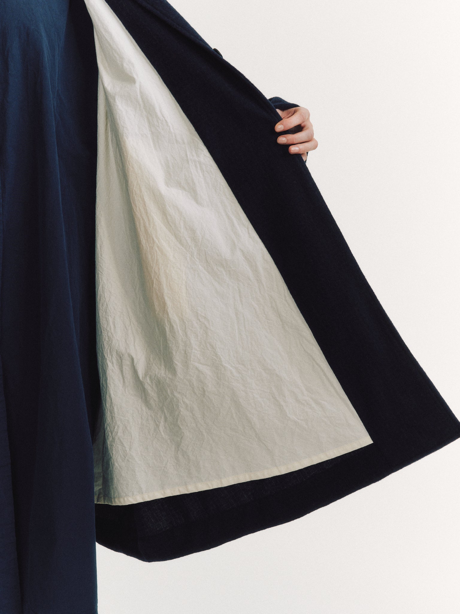 ATOMLESS COAT - PIN CHECK - BLUE CHECK