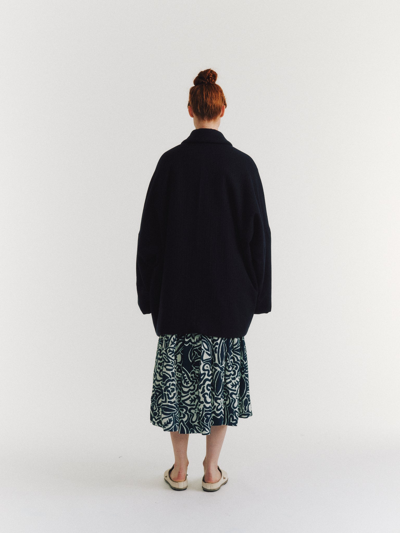 TRIANGLE COAT - SOFTY SOFTY - NIGHT