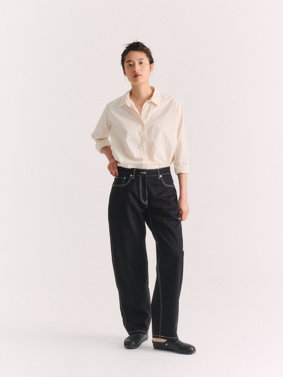 PAULO PANT - DENIM - BLACK