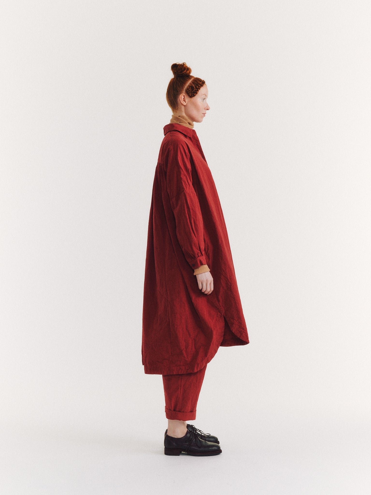 ROBE YURI - PAPER COT - RUSTY