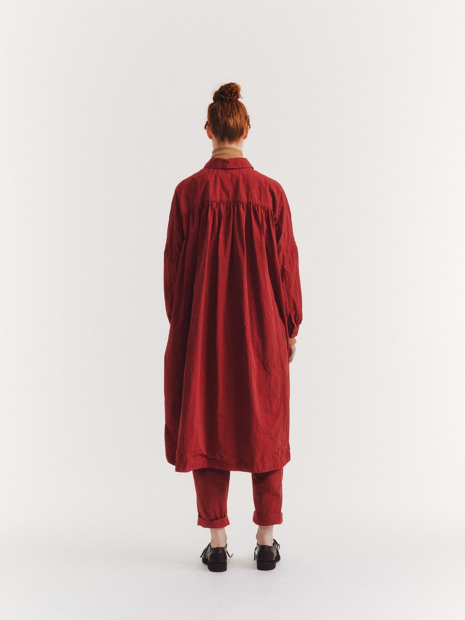 ROBE YURI - PAPER COT - RUSTY