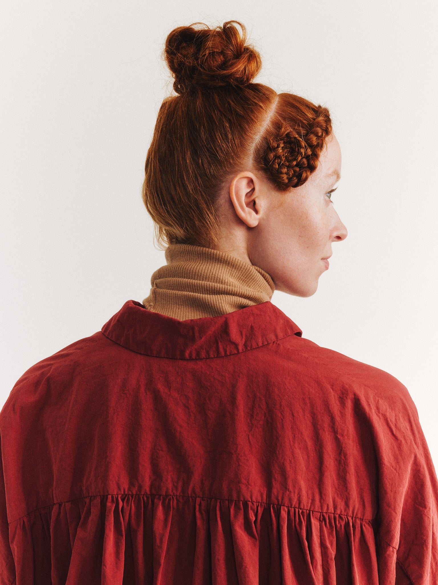 ROBE YURI - PAPER COT - RUSTY