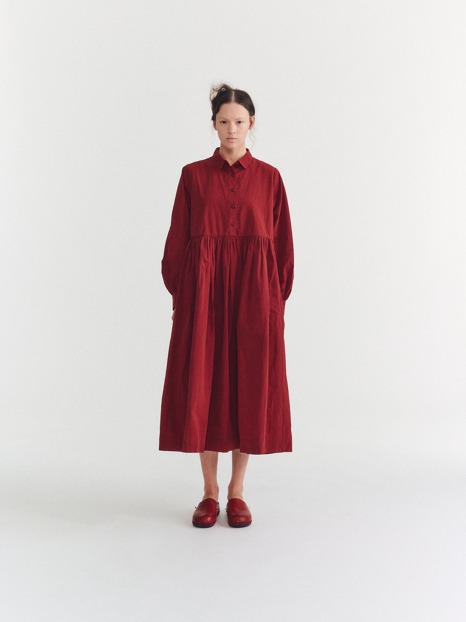 ETHAL DRESS - PAPER COT - RUSTY