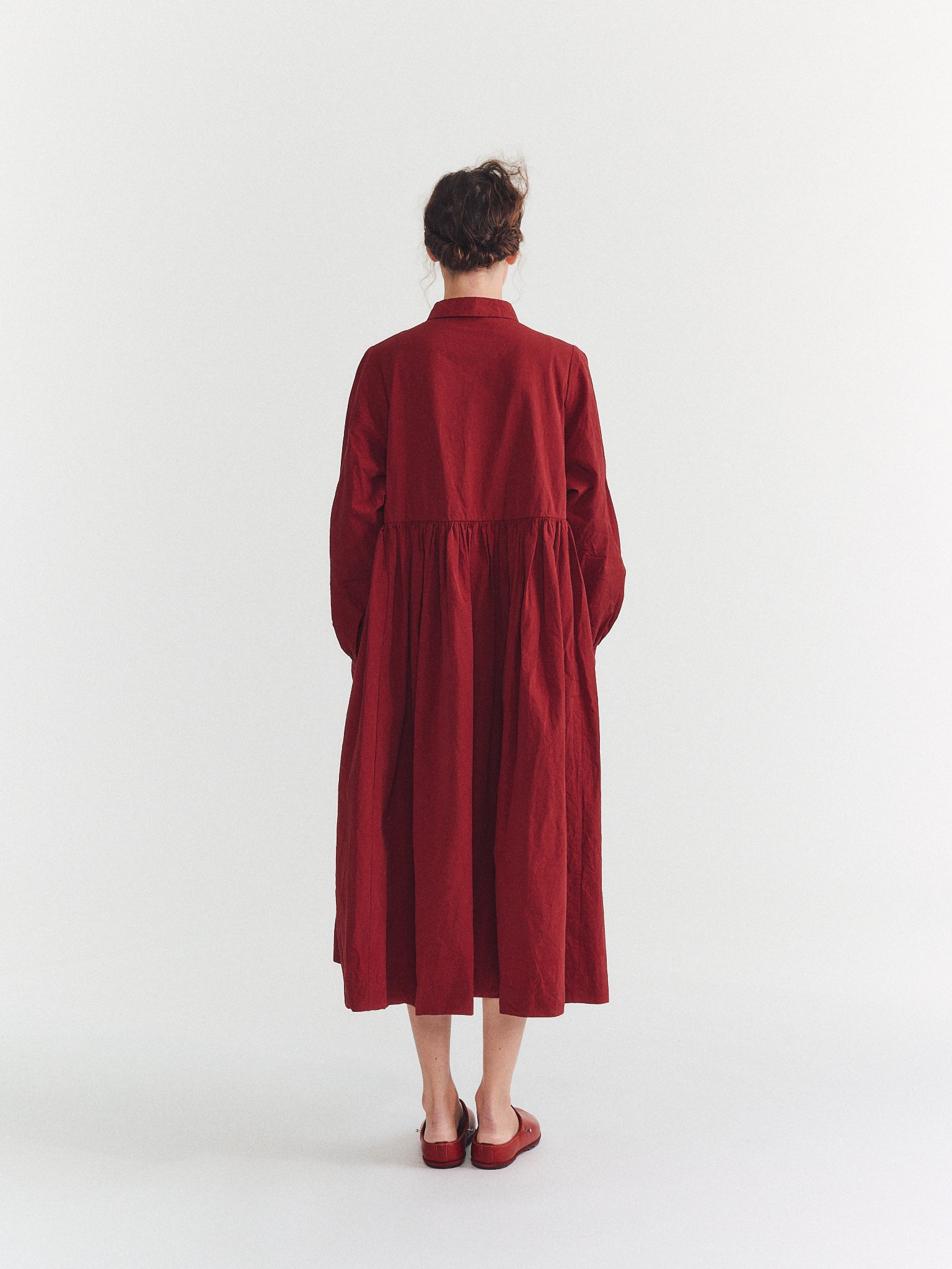 ETHAL DRESS - PAPER COT - RUSTY