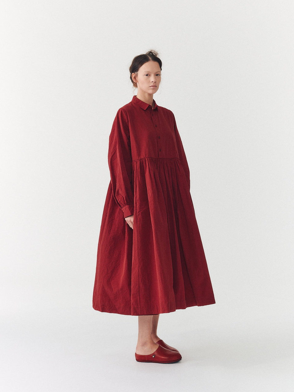 ETHAL DRESS - PAPER COT - RUSTY