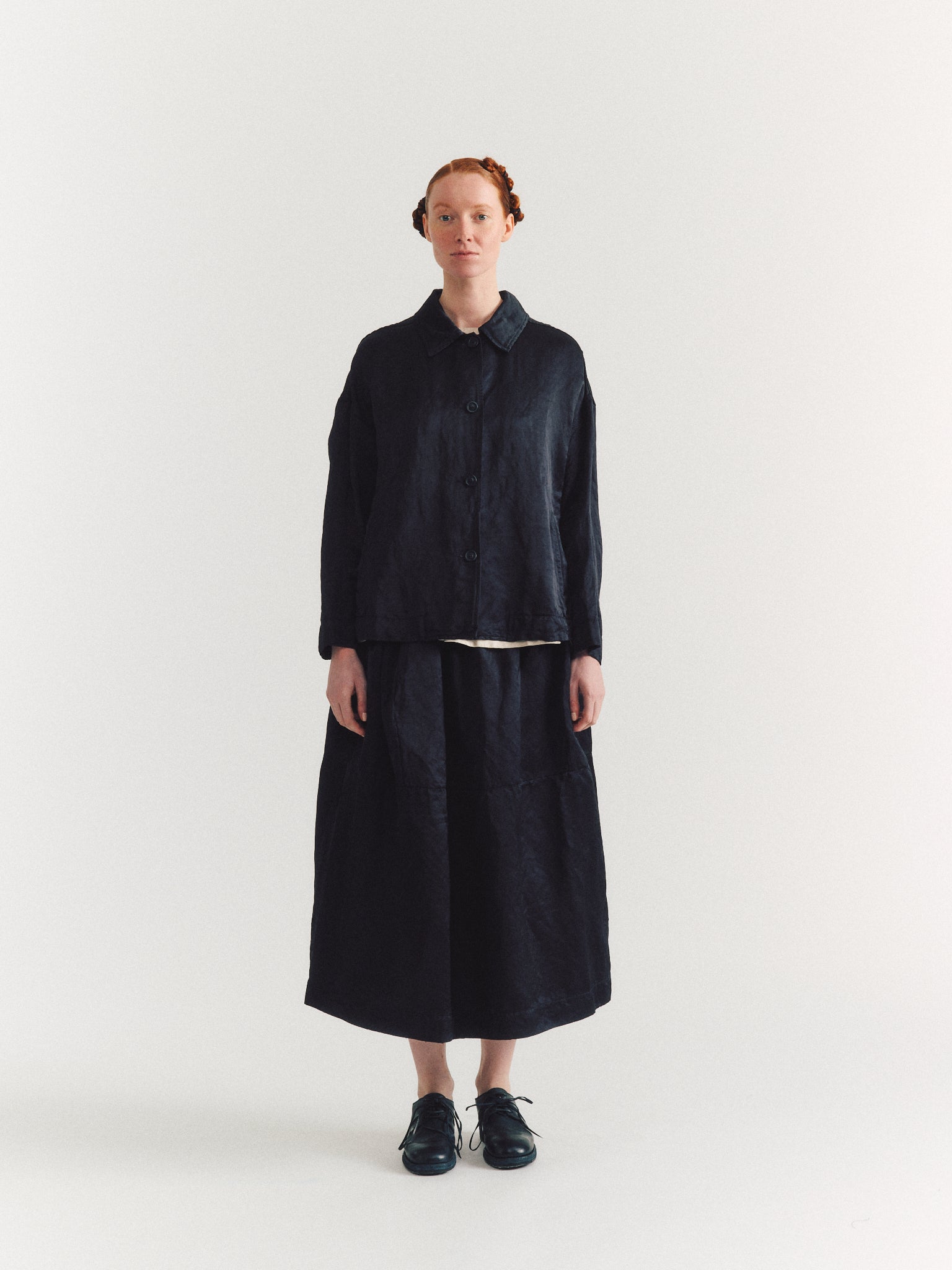 JULIETTE JACKET - H SATIN - NIGHT