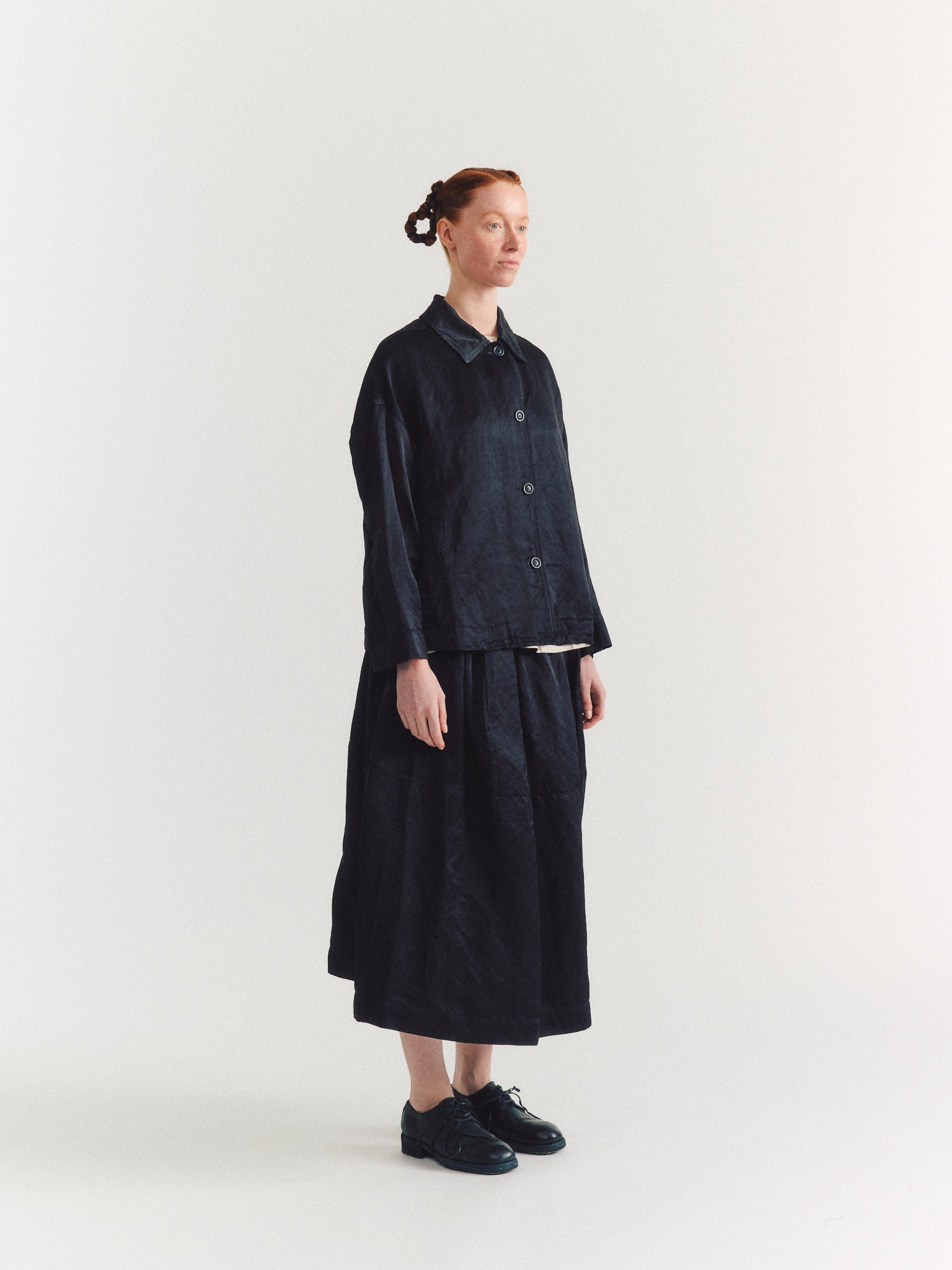 JULIETTE JACKET - H SATIN - NIGHT