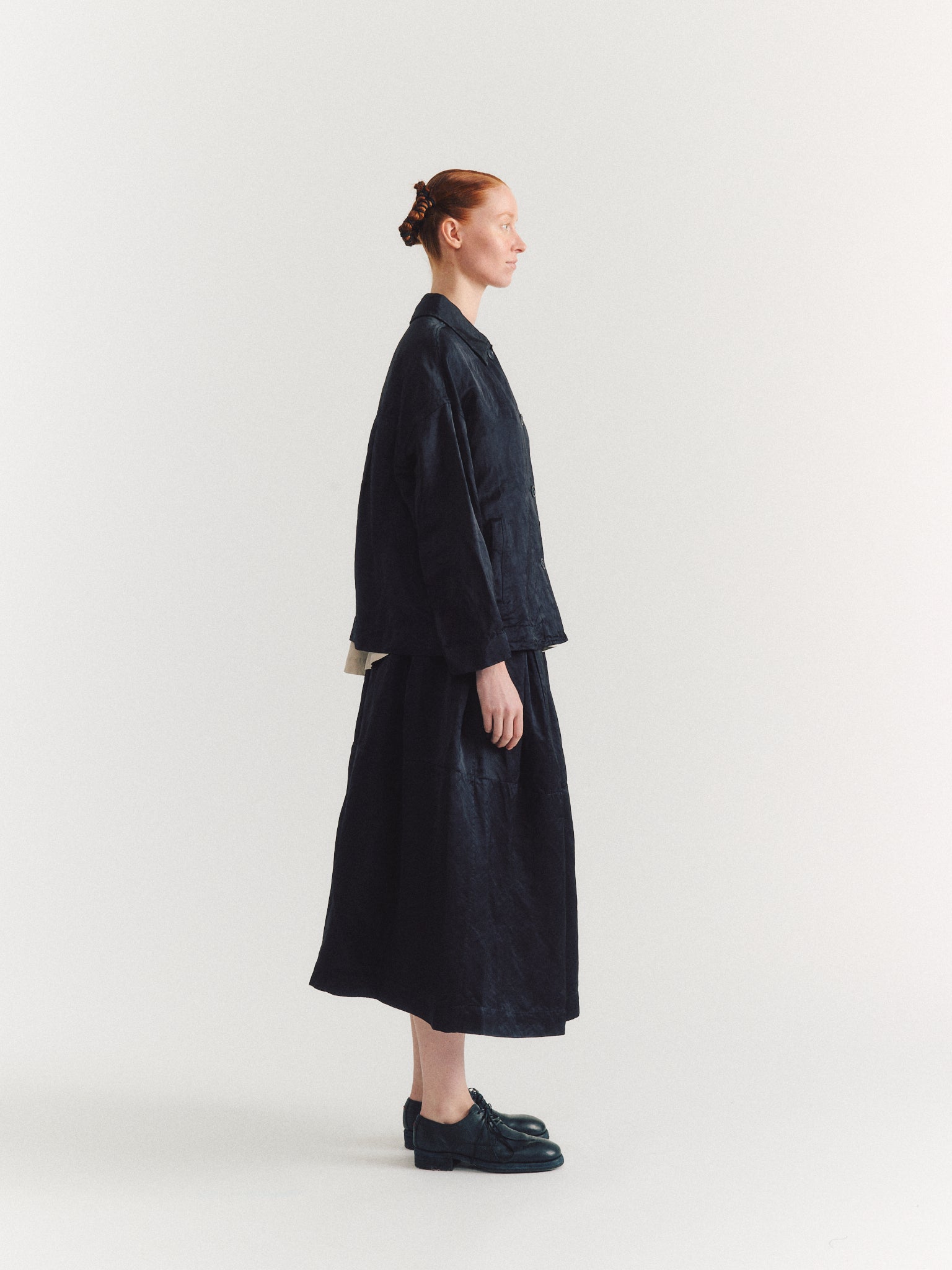 JULIETTE JACKET - H SATIN - NIGHT