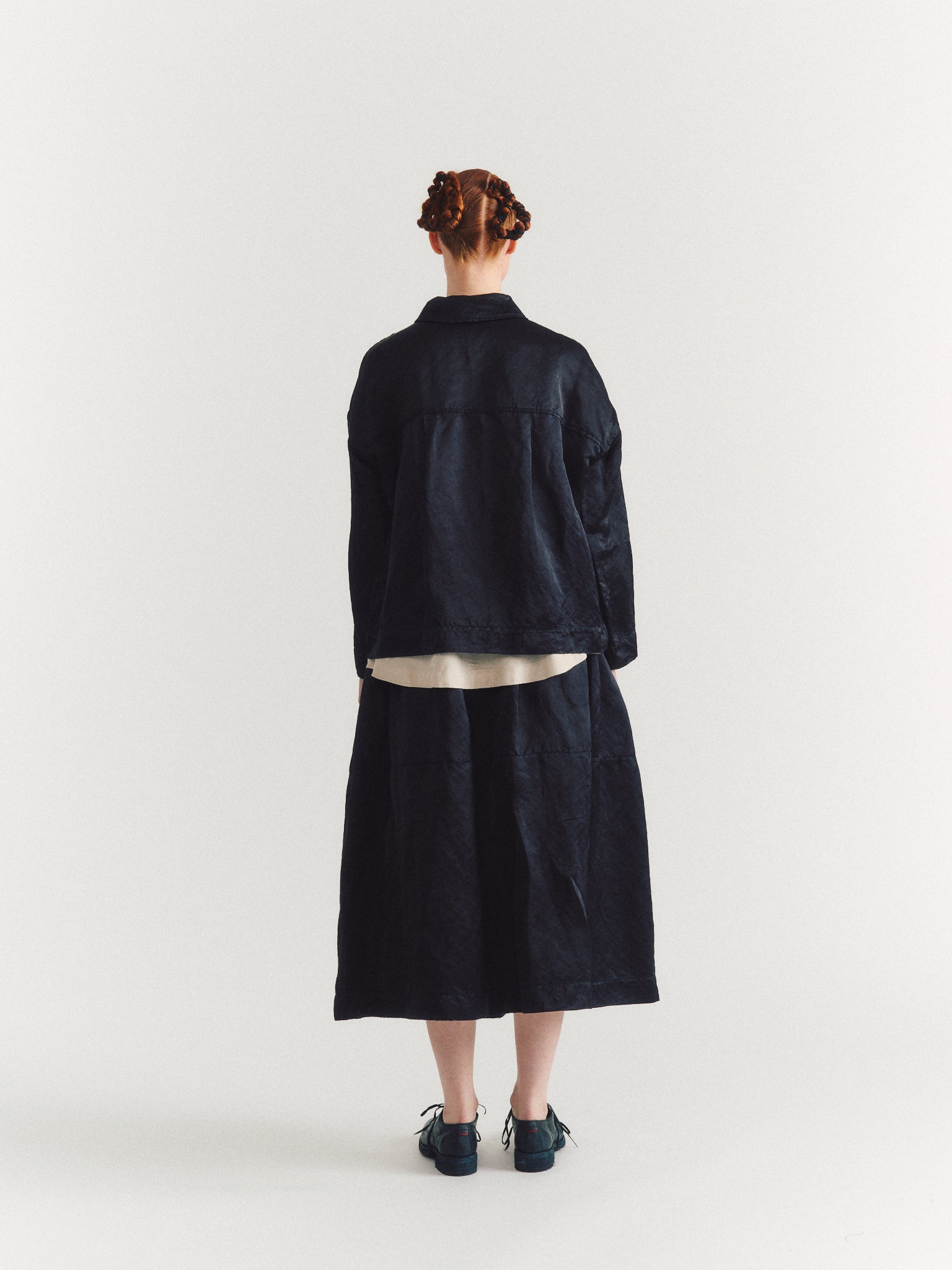 JULIETTE JACKET - H SATIN - NIGHT