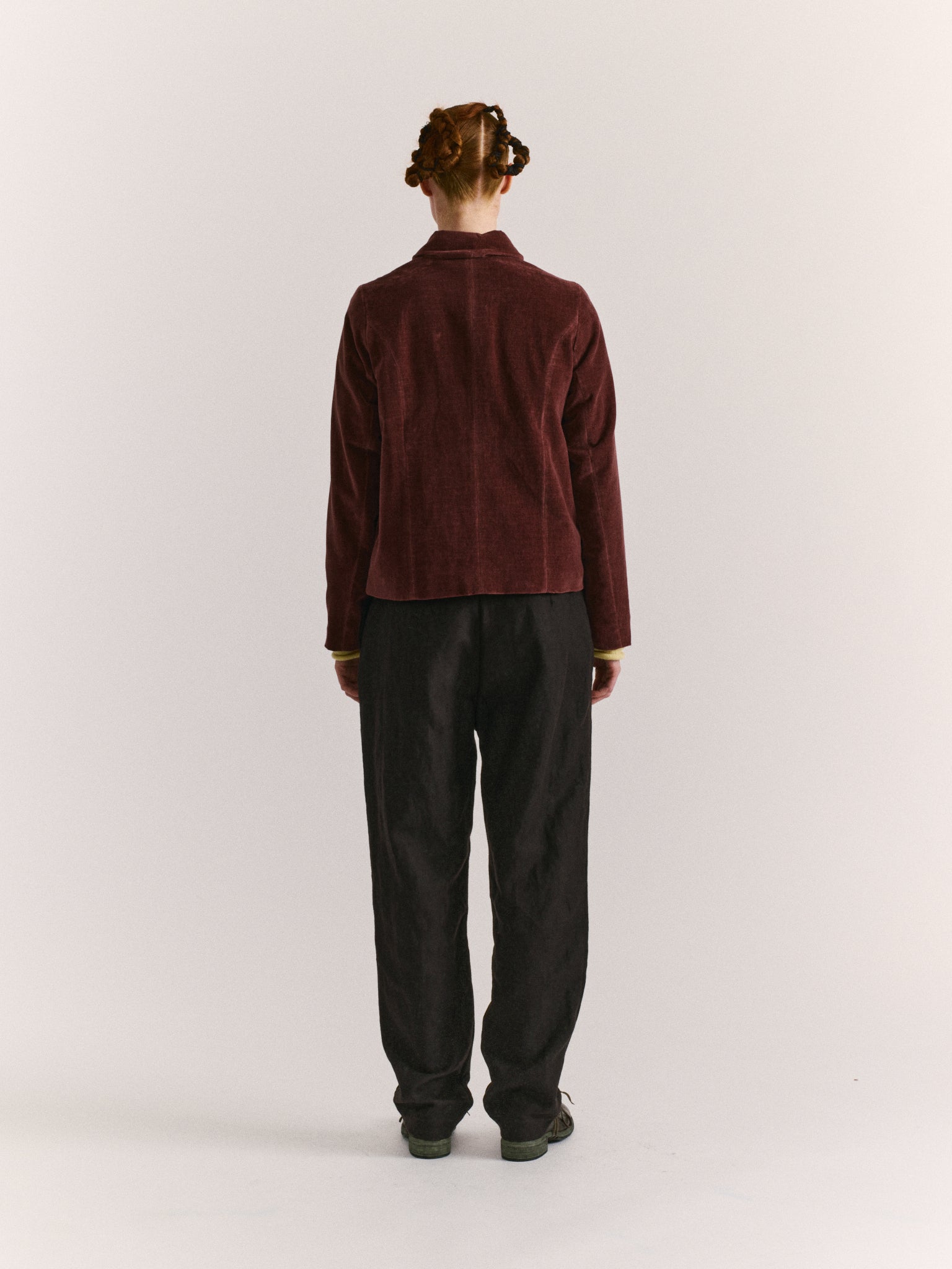 PWET JACKET - L VELVET - PRUNE