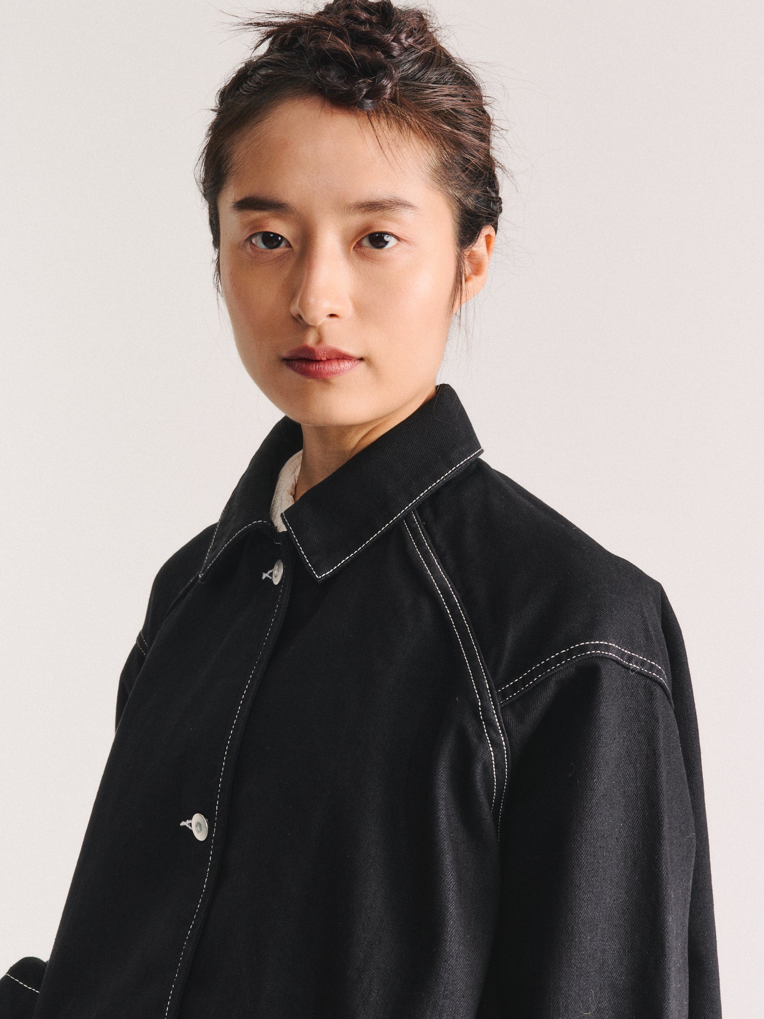 VESTE EN JEAN DRAYS TRAVAIL - DENIM - NOIR