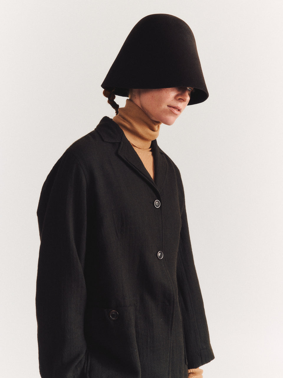 FELT HAT - BROWN