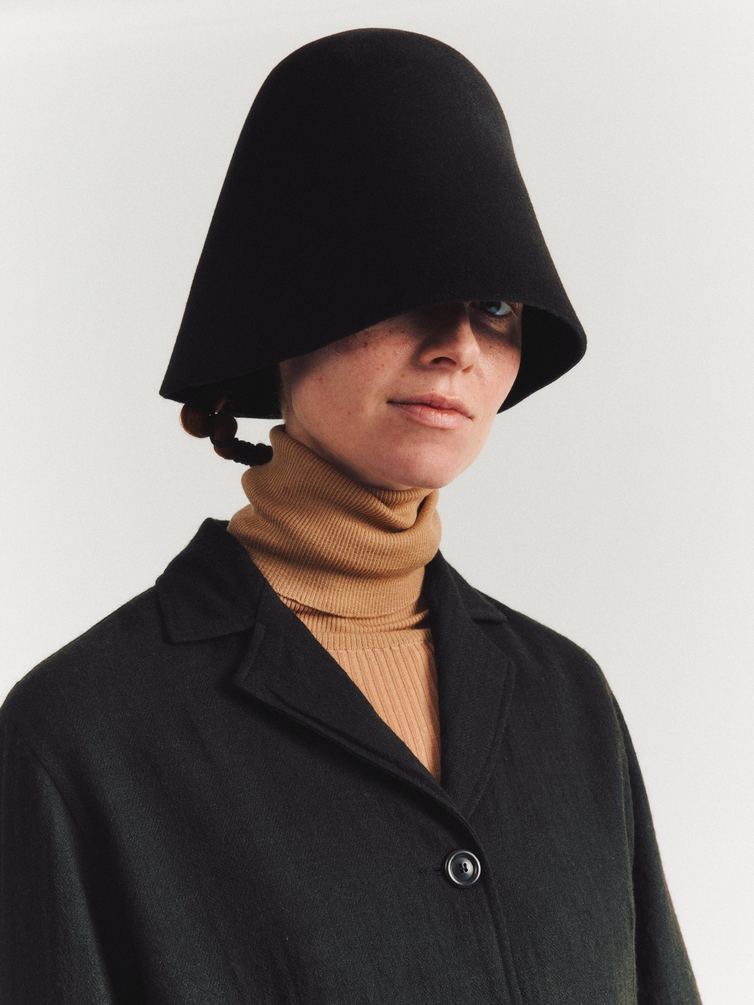 CHAPEAU EN FEUTRE - NOIR