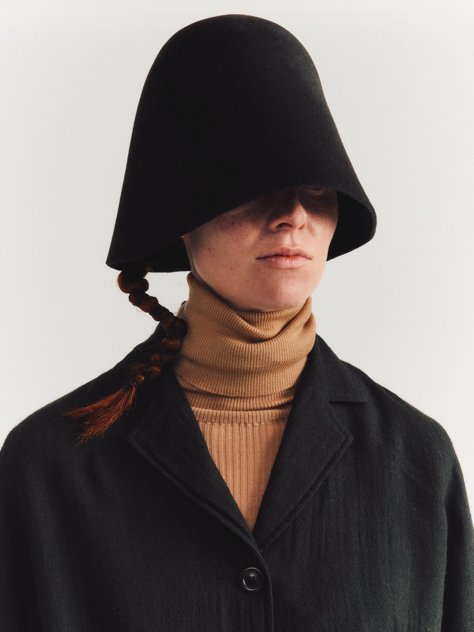 CHAPEAU EN FEUTRE - NOIR