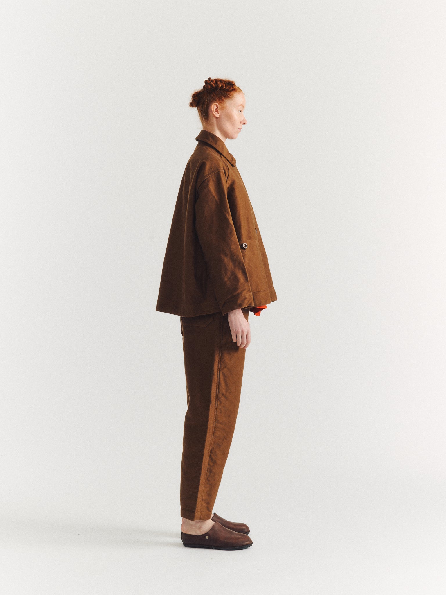 VESTE DRAYS TRAVAIL - FAILLE - GINGEMBRE