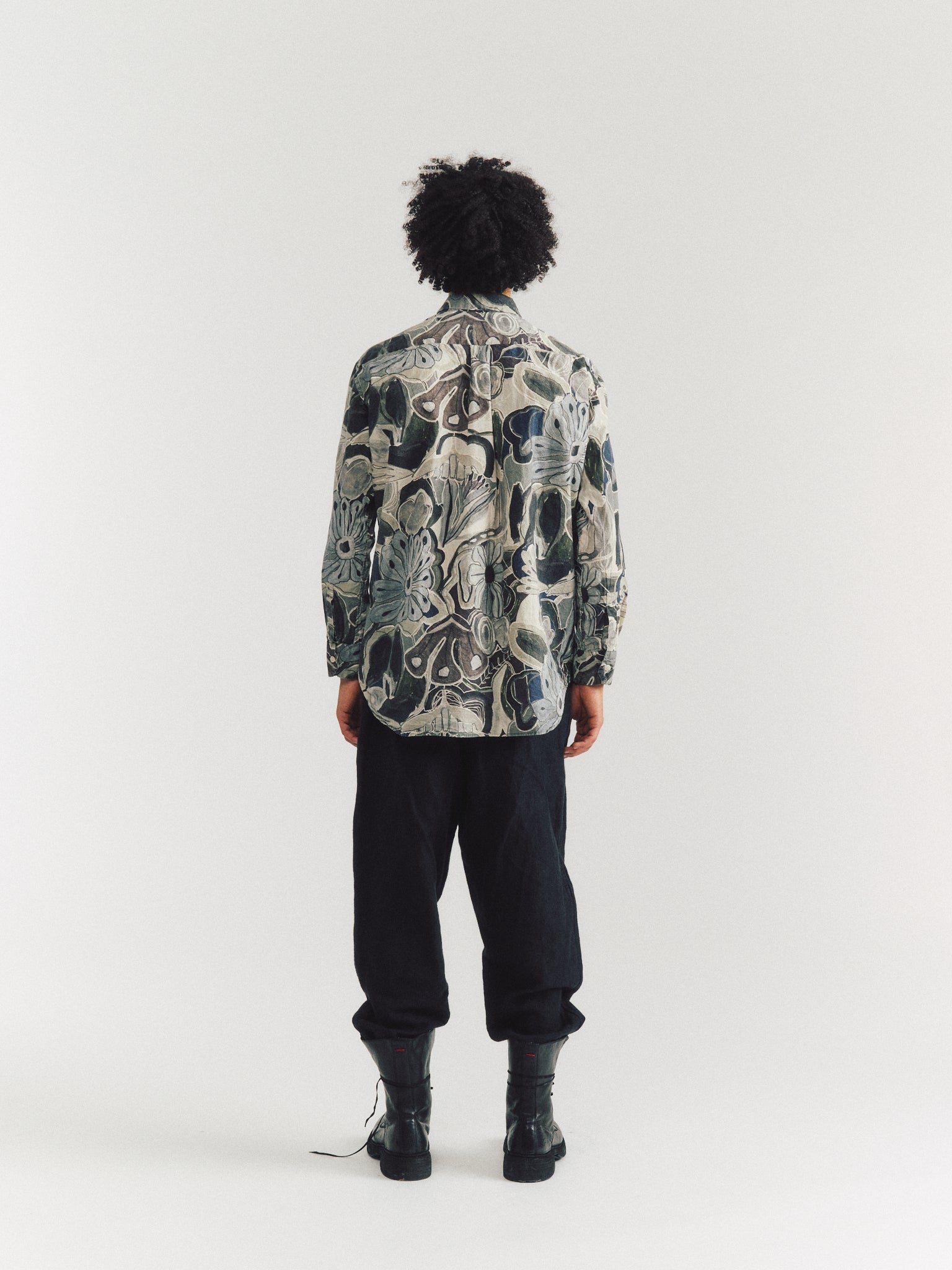 BIG RACCOURCIE SHIRT - PRINT - GREYS