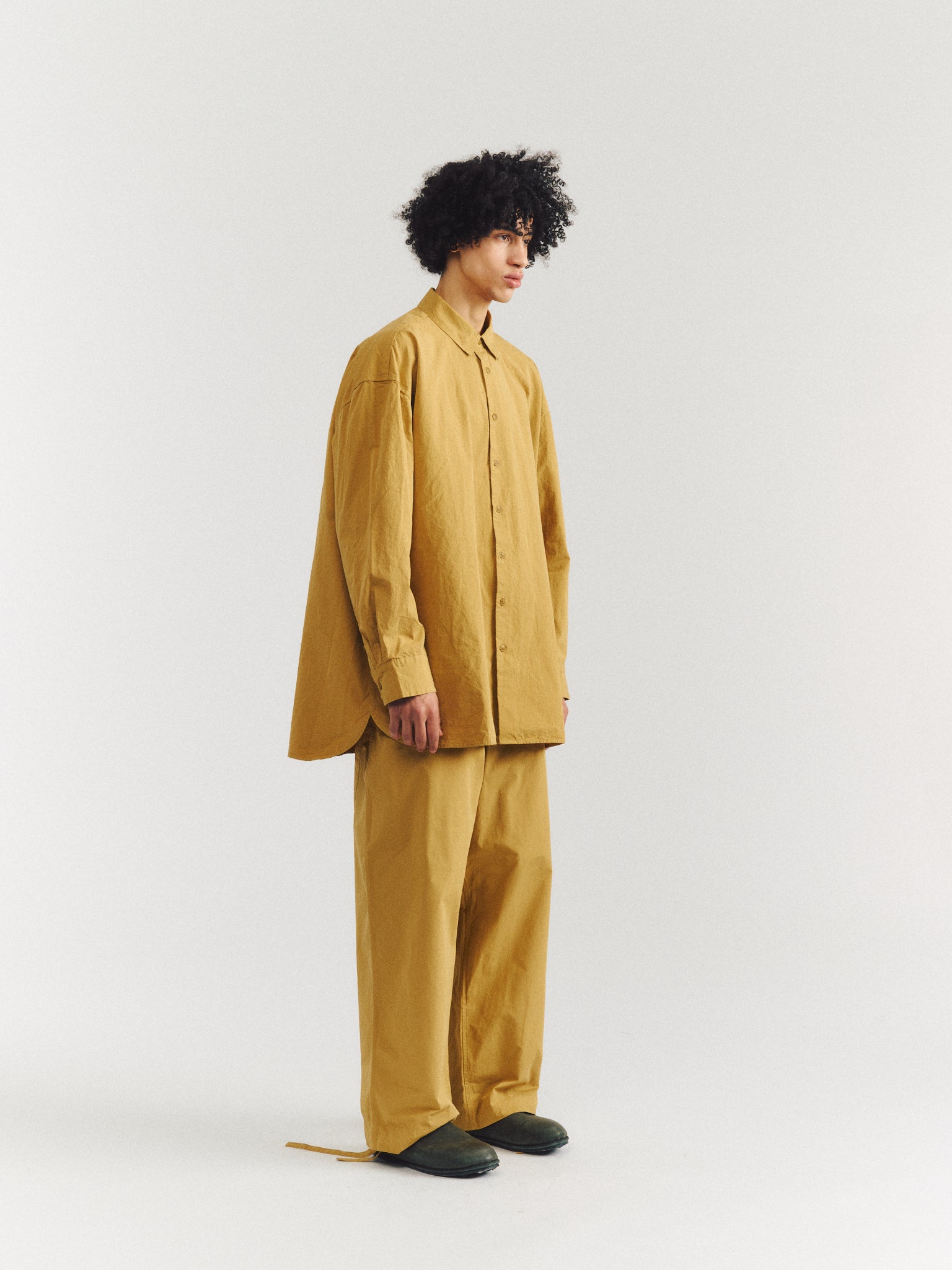 HAMNET SHIRT - PAPER COT - MUSTARD