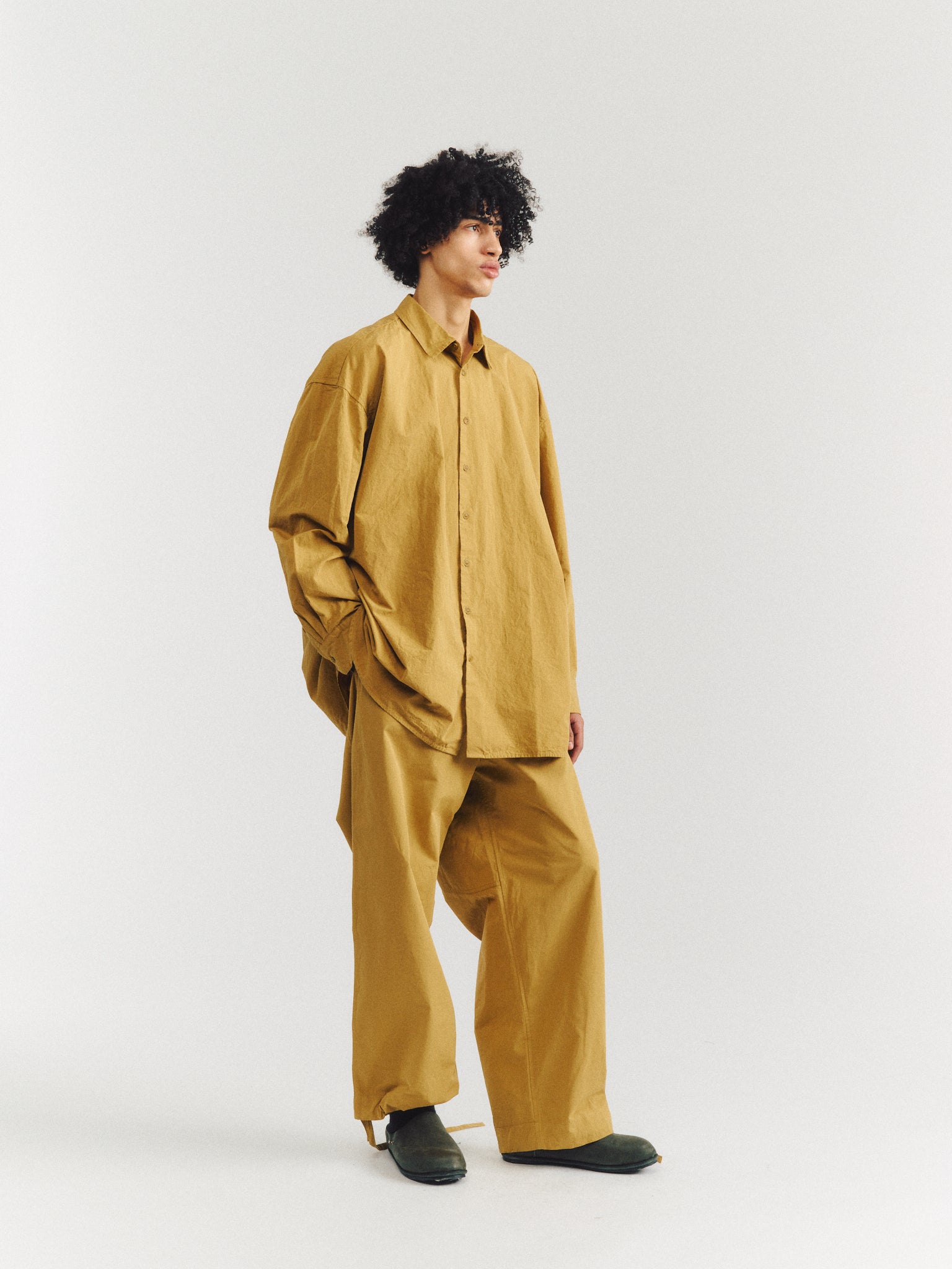 HAMNET SHIRT - PAPER COT - MUSTARD