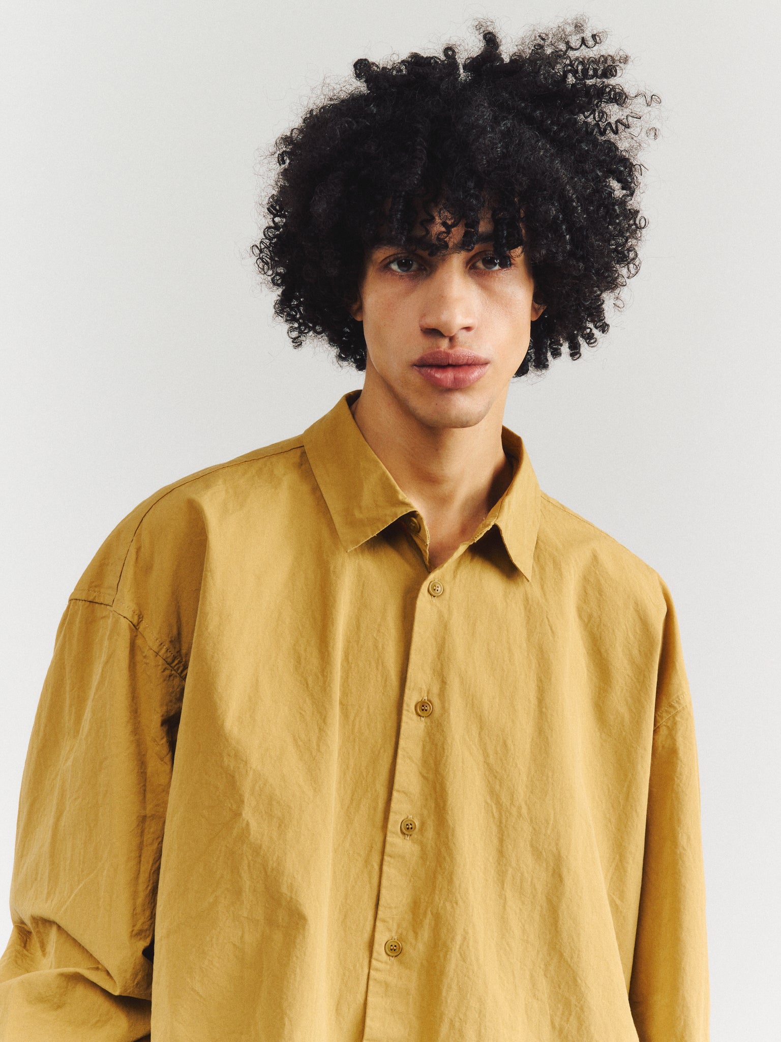 HAMNET SHIRT - PAPER COT - MUSTARD