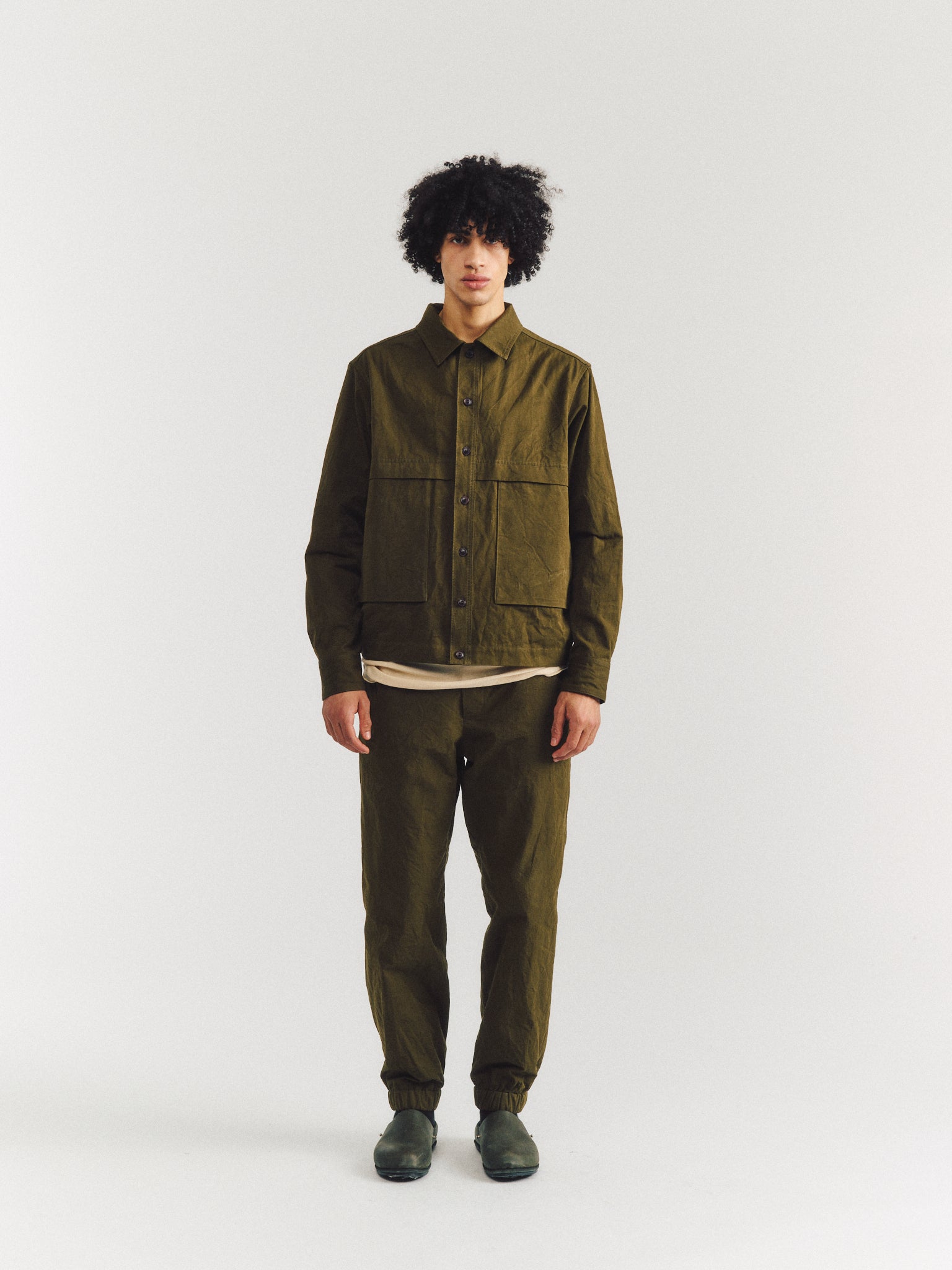 FABU SHIRT - DOUBLE COT - GREEN LAKE