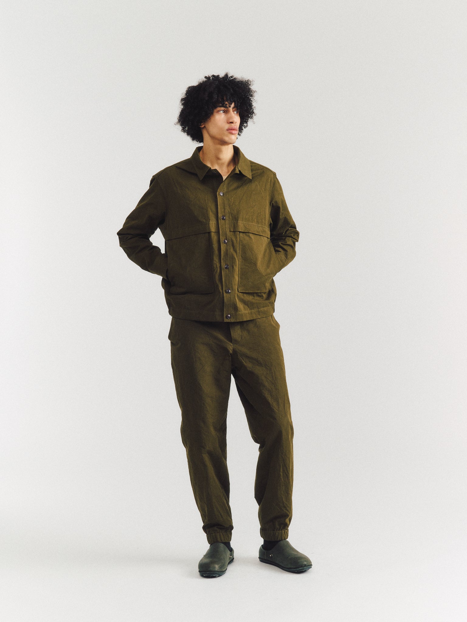 FABU SHIRT - DOUBLE COT - GREEN LAKE