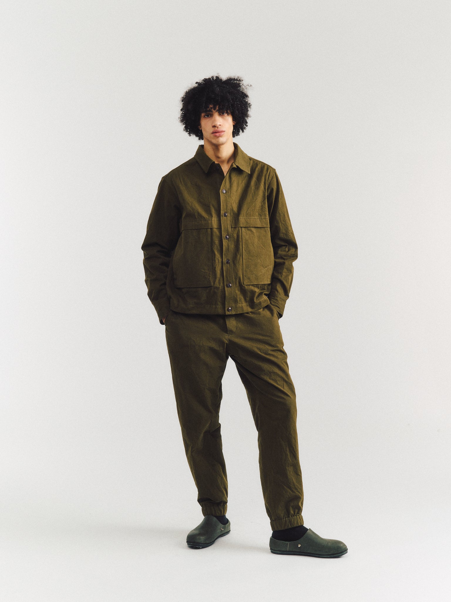 FABU SHIRT - DOUBLE COT - GREEN LAKE