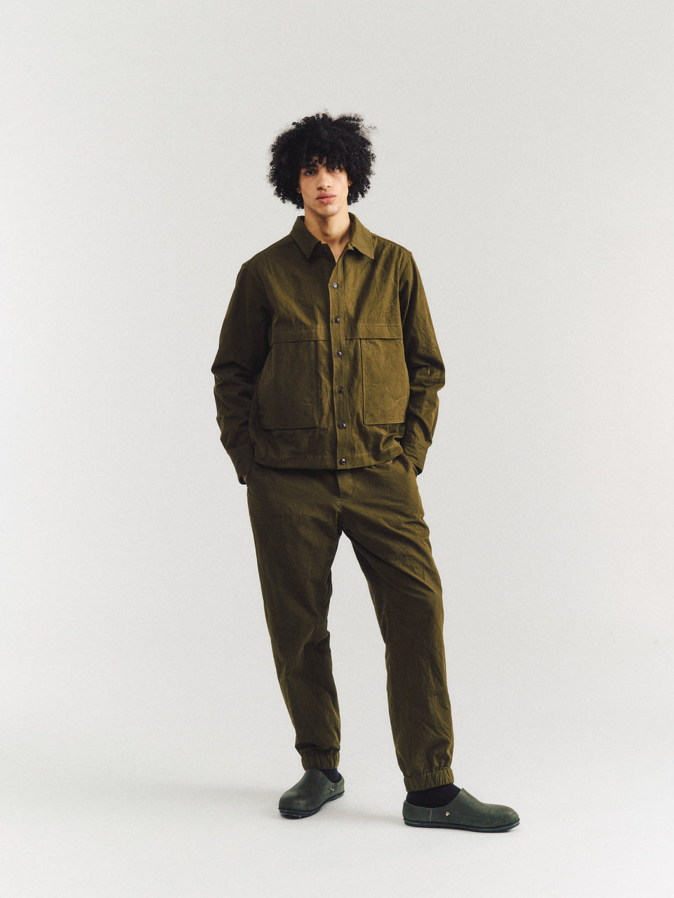 CHEMISE FABU - DOUBLE COT - GREEN LAKE