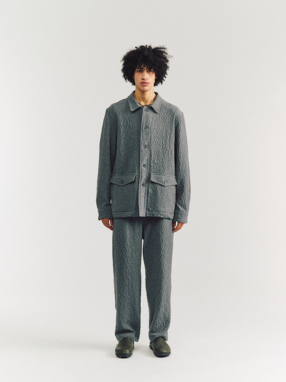 CHEMISE ABEL - NOBLE CASH - GRIS FONCÉ