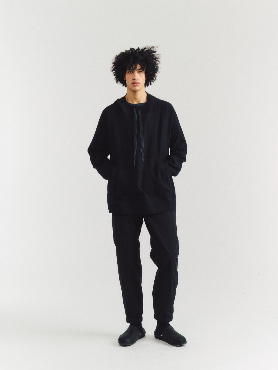 HIGA HOOD- FOSCA - BLACK