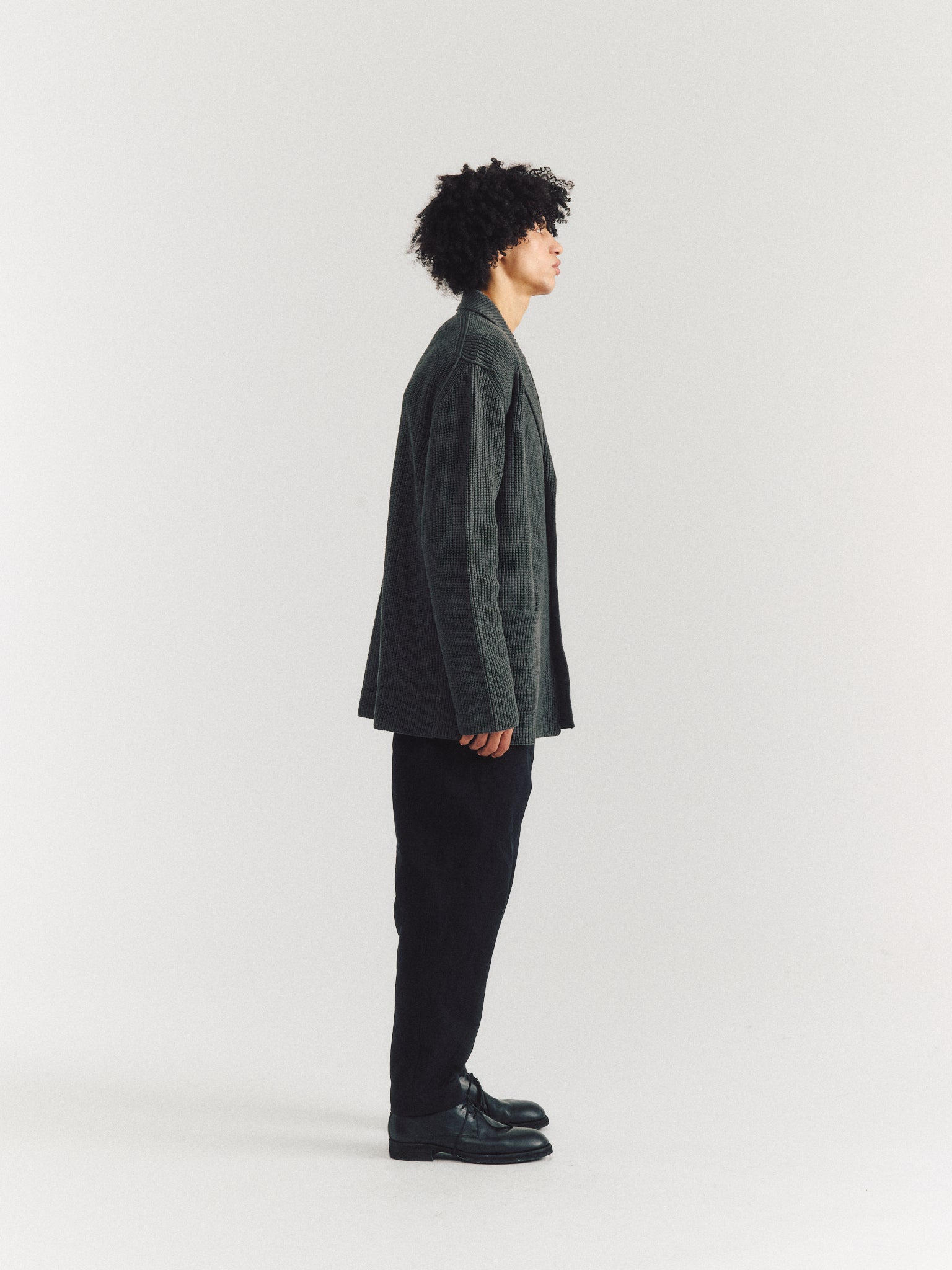 PANNOCCHIA JACKET - CREPE COT - STORM