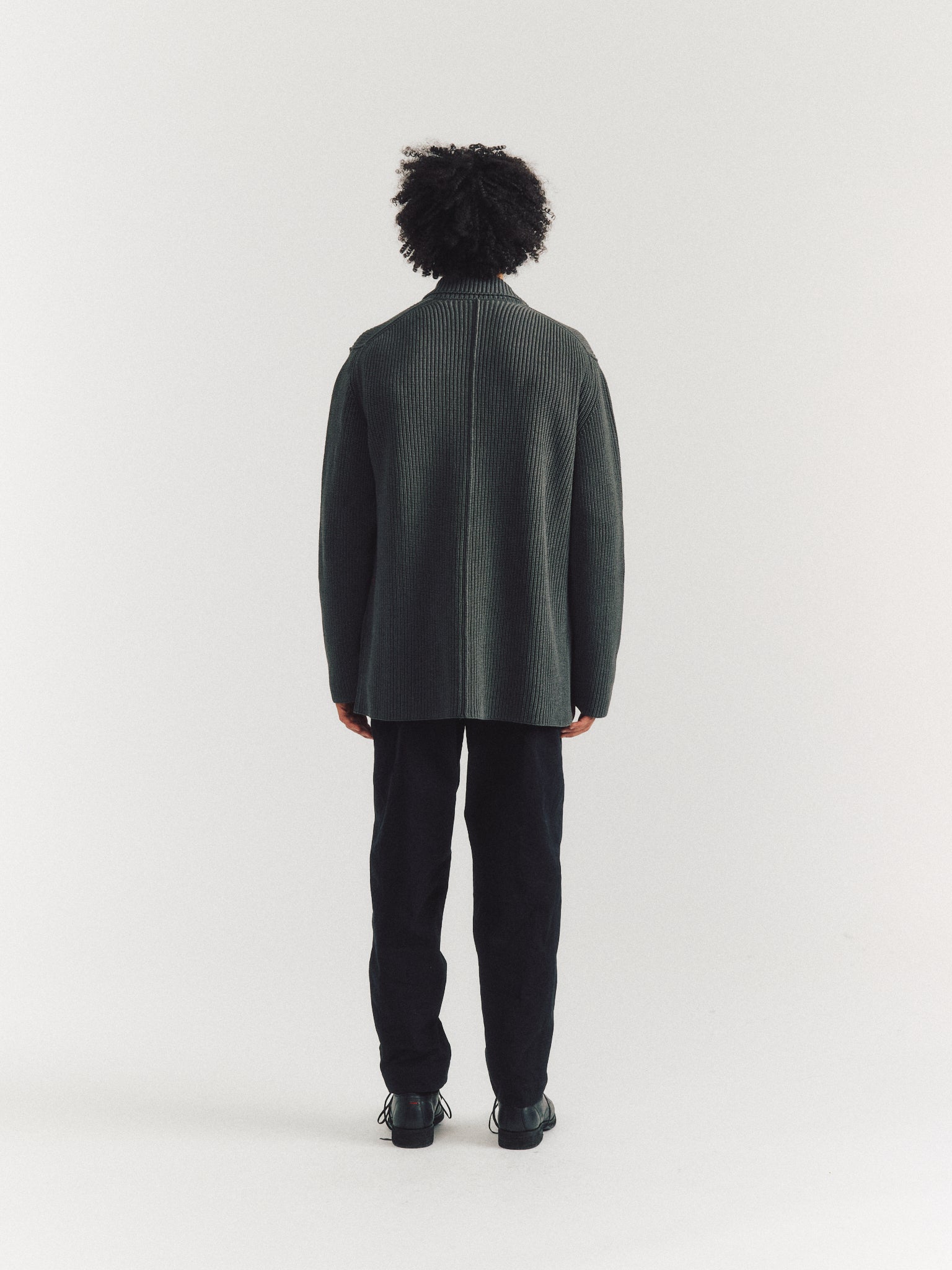 PANNOCCHIA JACKET - CREPE COT - STORM