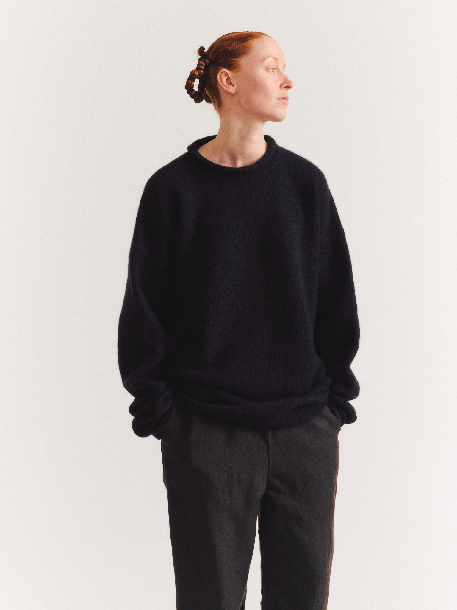 SOFTY JUMPER - WO CASH - BLACK