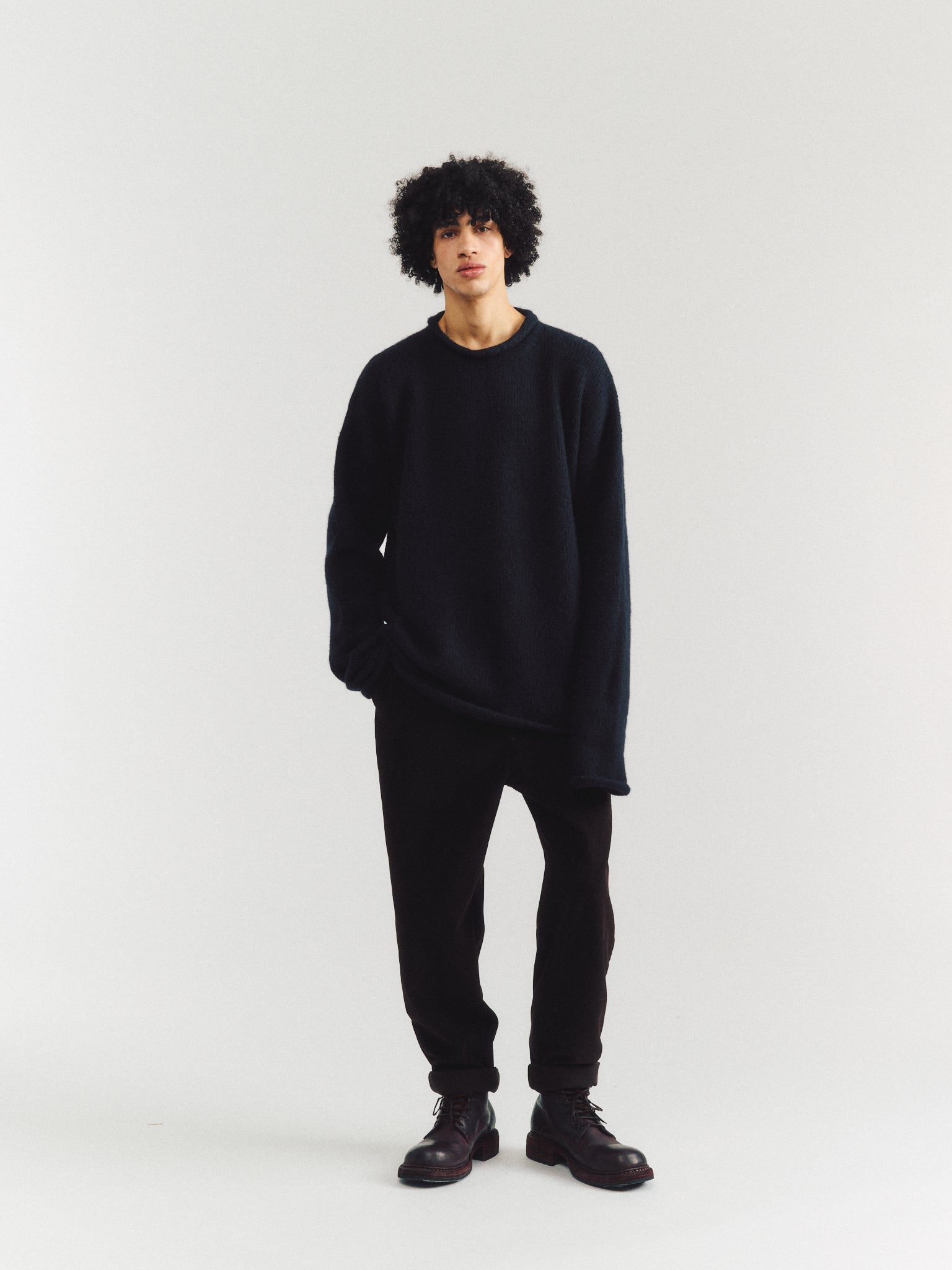 SOFTY JUMPER - WO CASH - BLACK