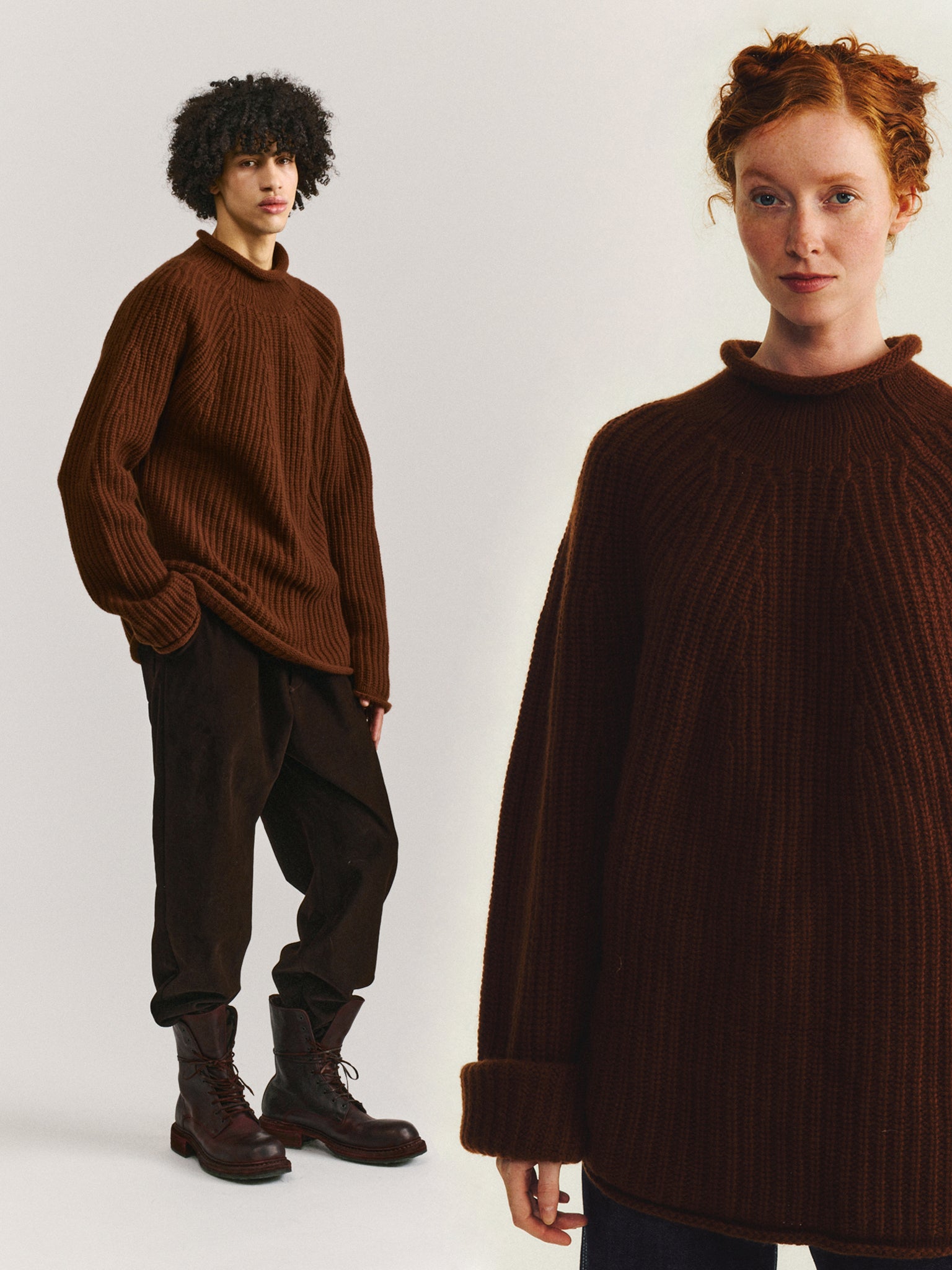 PULL PANNOCCHIA - WOOLY 2 - TAN