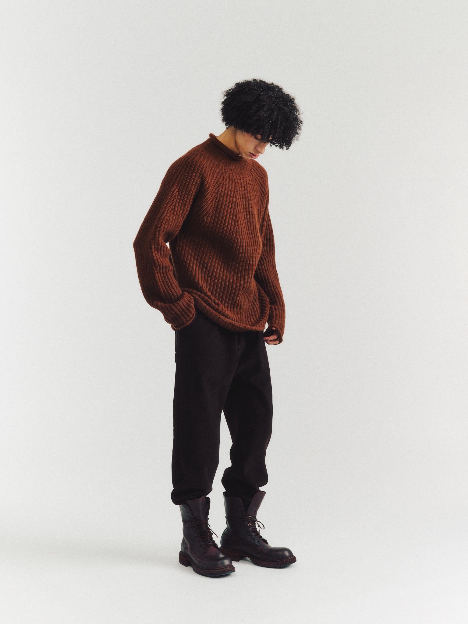 PANNOCCHIA JUMPER - WOOLY 2 - TAN