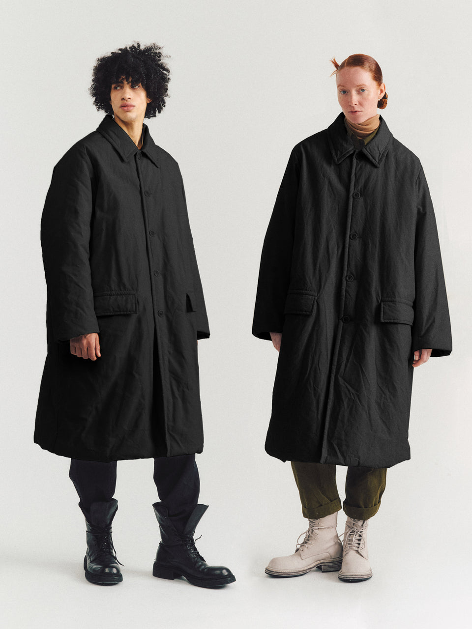 MILU COAT - H WAX - BLACK