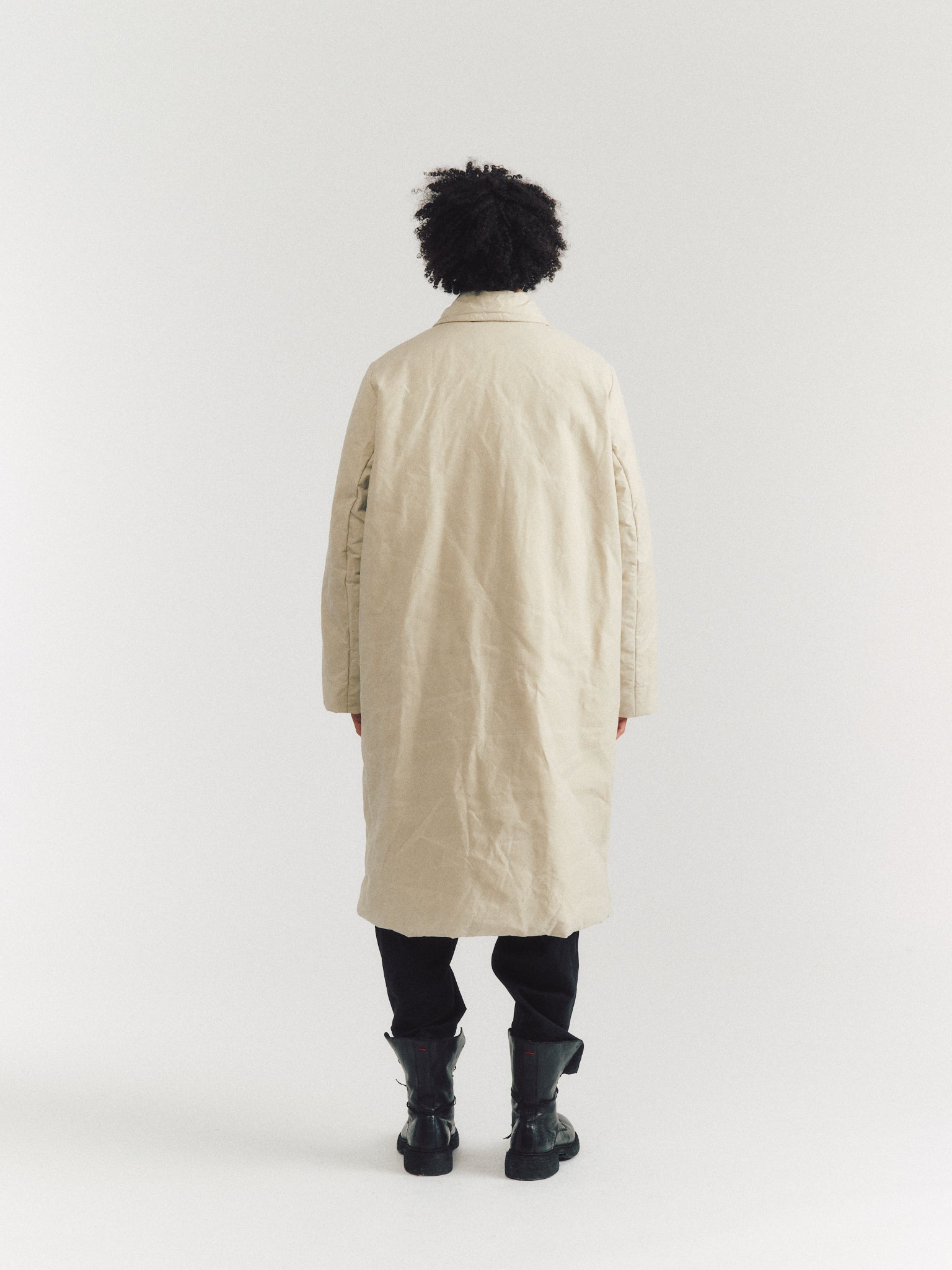 MILU COAT - H WAX - ARGILE