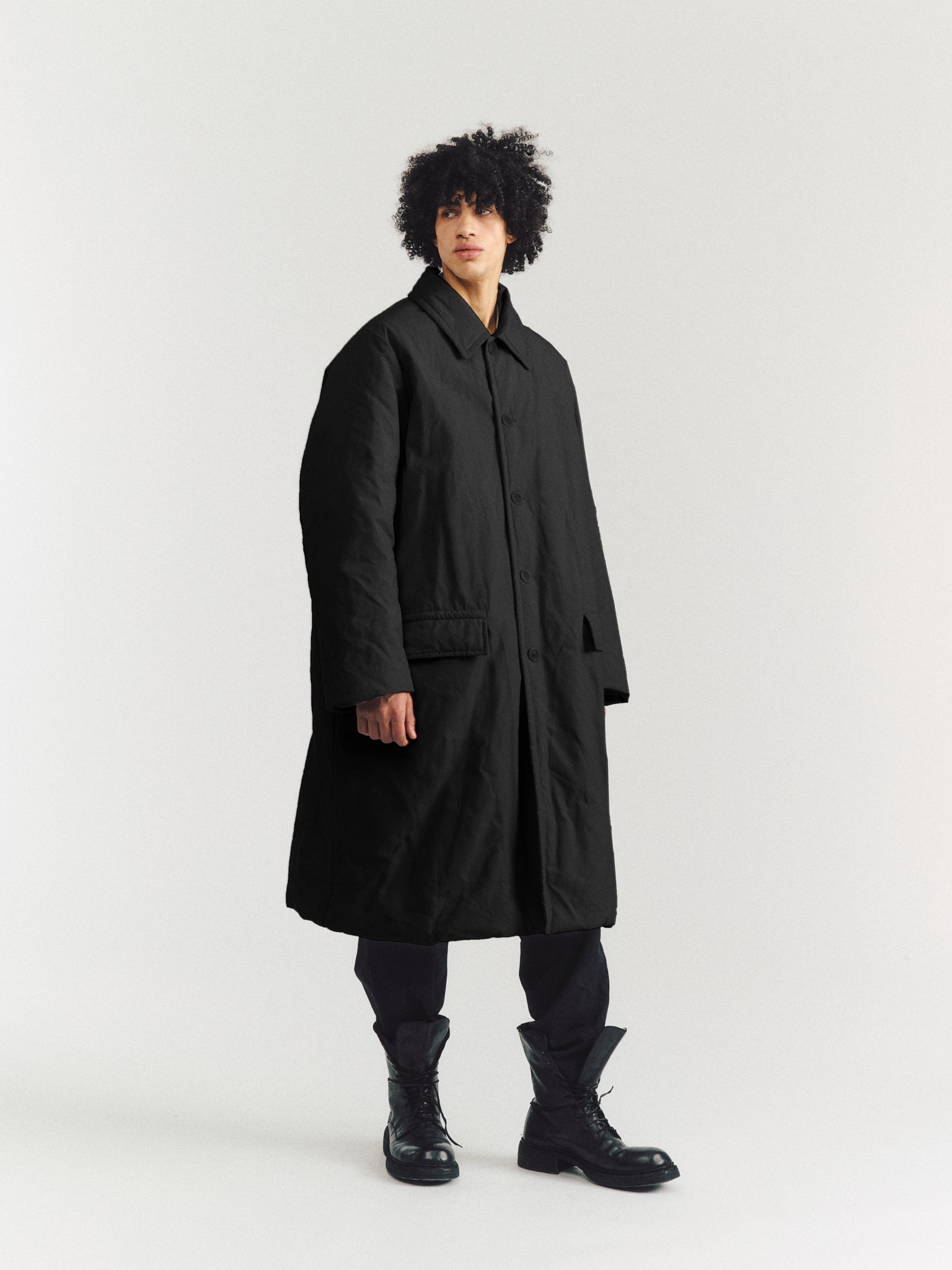 MILU COAT - H WAX - NOIR