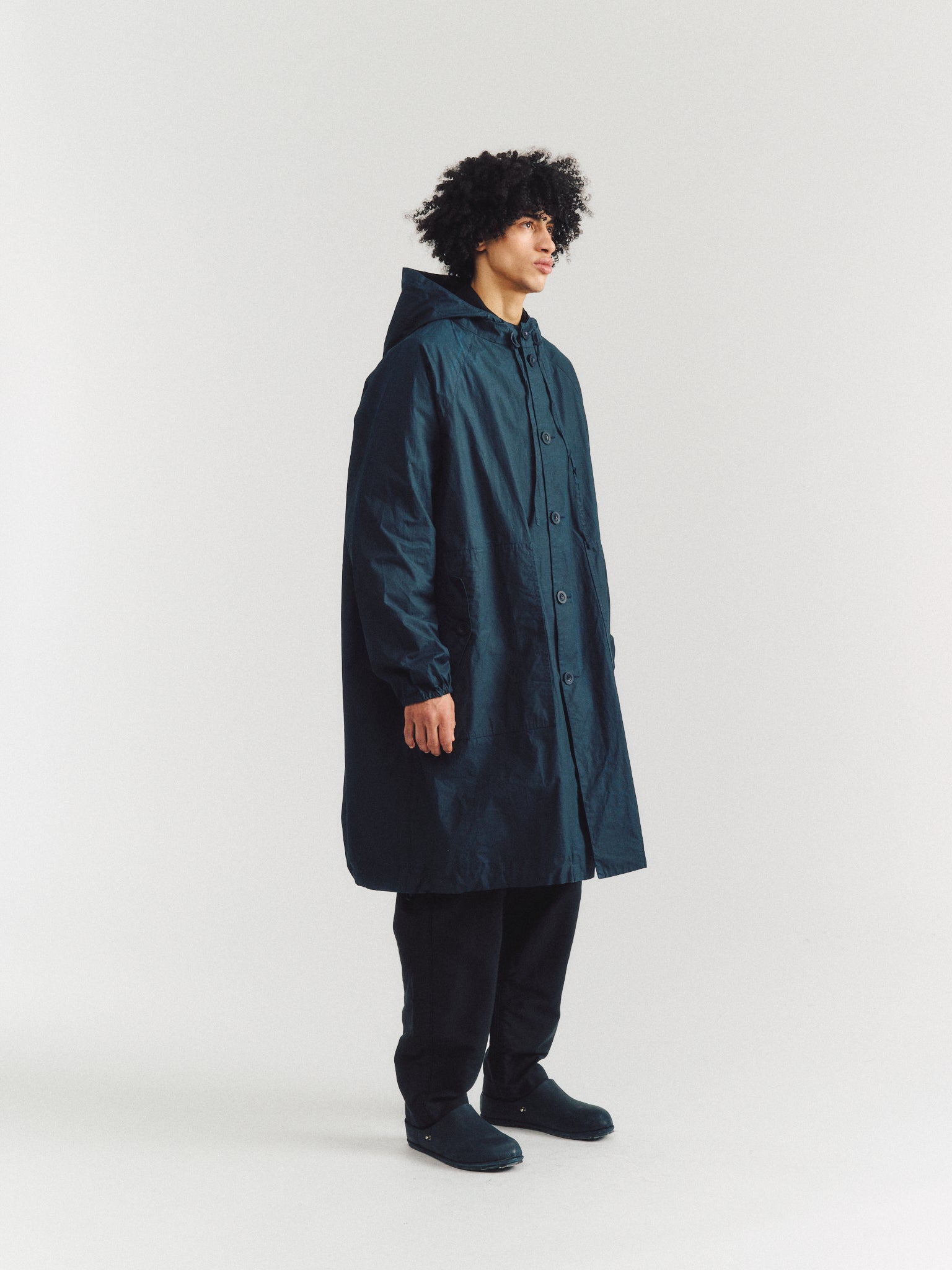 PARKA LIÈGE - PORC CIRE - BLEU MARINE