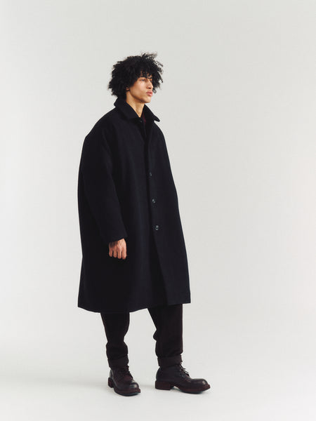 BIG BLOBBY COAT - KASPER - BLACK – Casey Casey