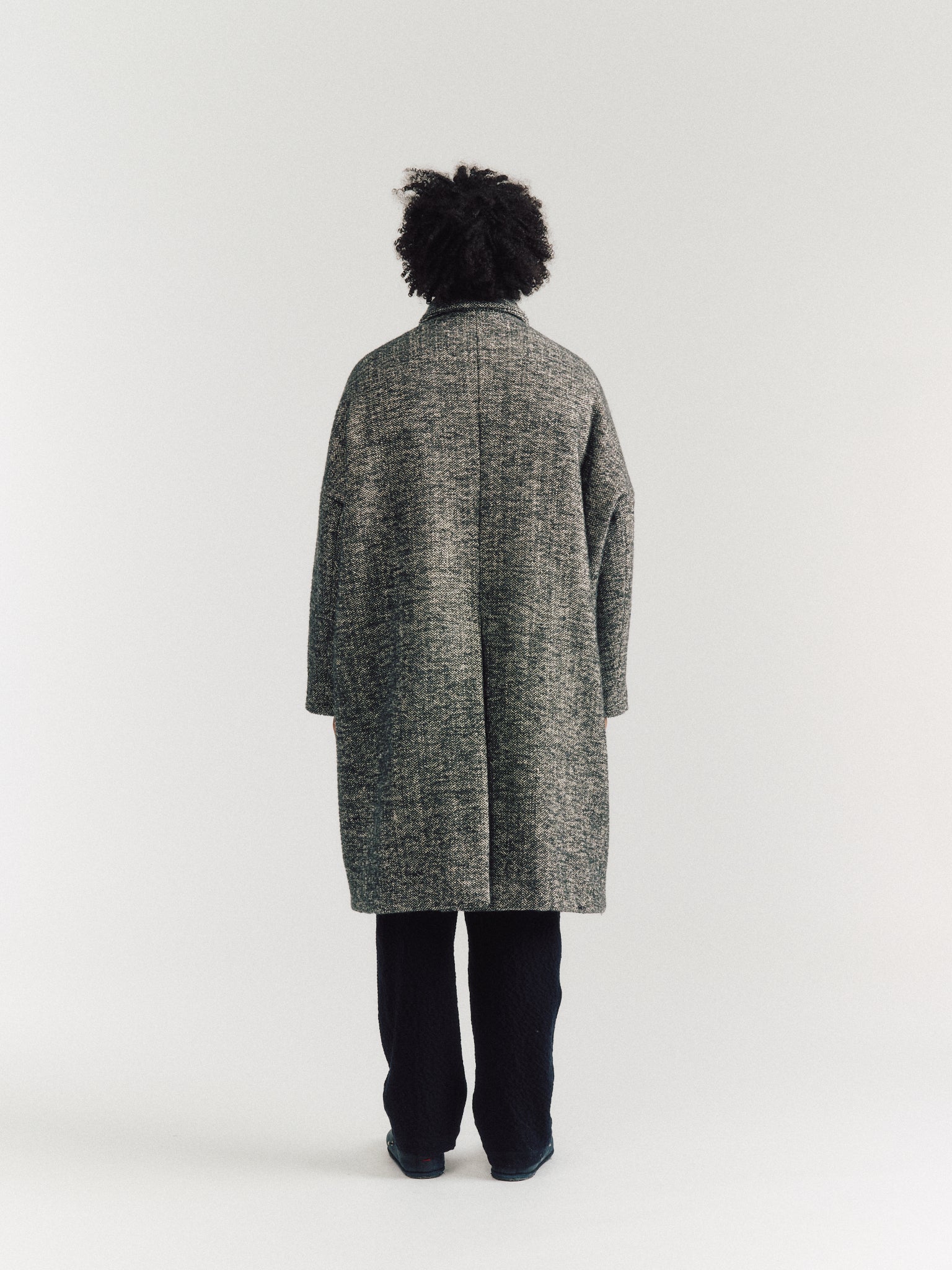 MANTEAU BIG BLOBBY - DONY - GRIS