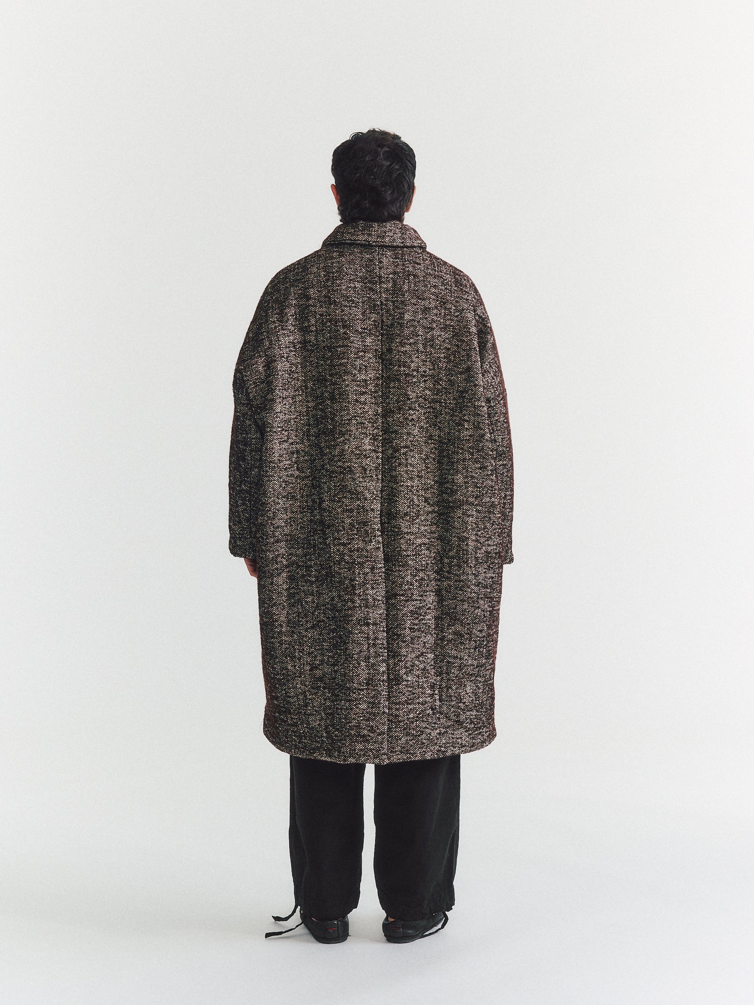 MANTEAU BIG BLOBBY - DONY - MARRON FONCÉ