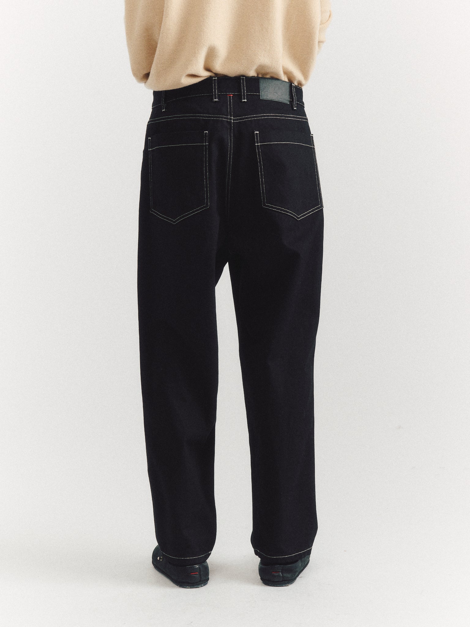 PANTALON EN JEAN LEO - DENIM M - NOIR