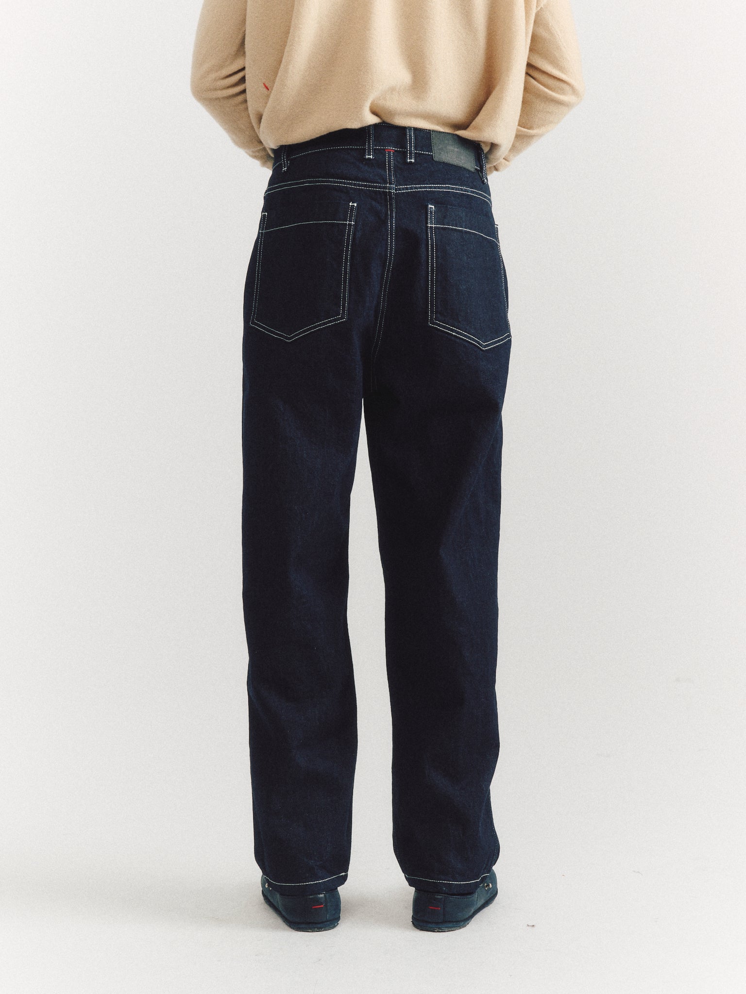 PANTALON EN DENIM LEO - DENIM M - INDIGO